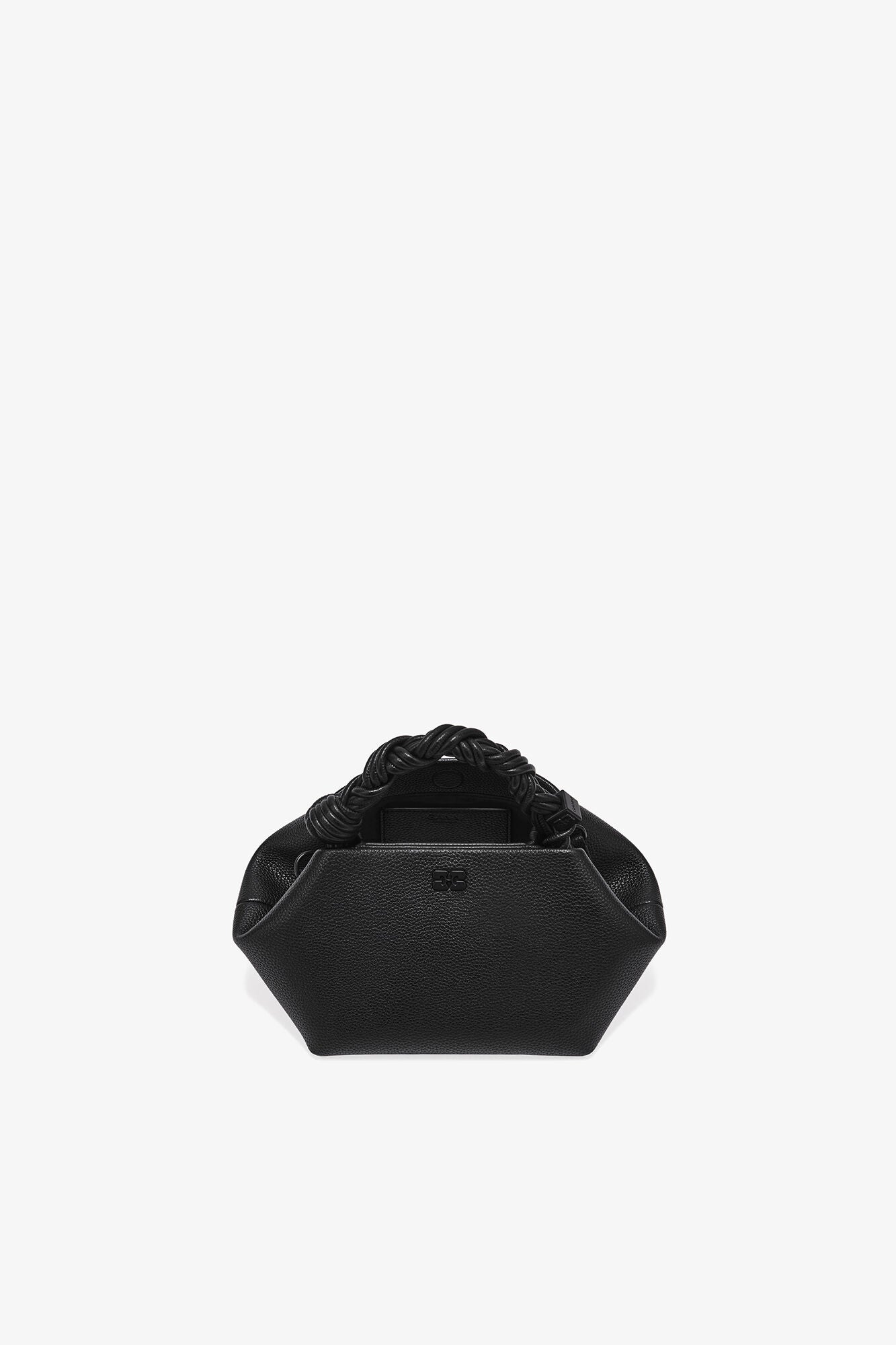 Black Black Grained Small Bou Bag - GANNI
