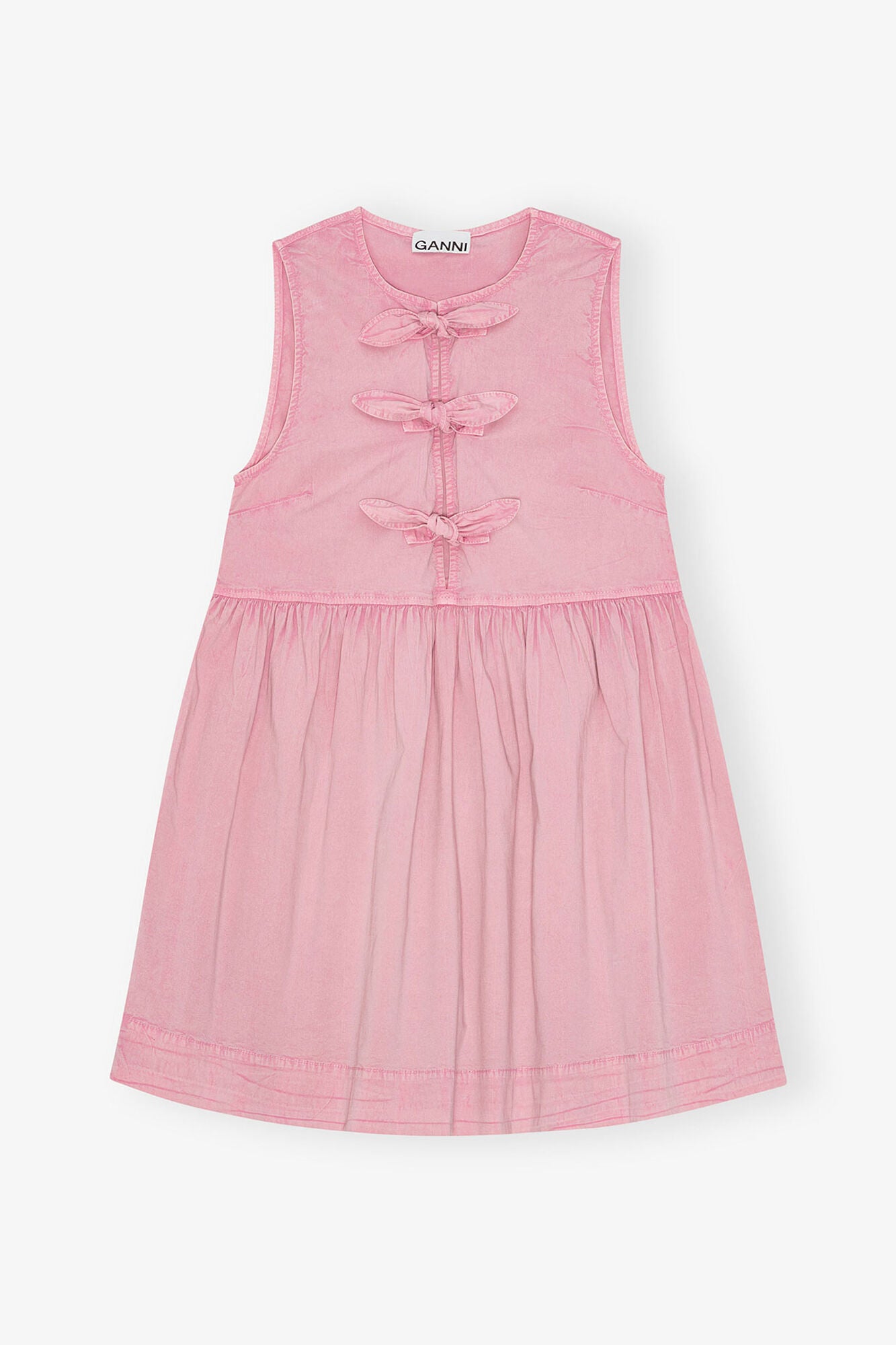 Pink Washed Dress - GANNI