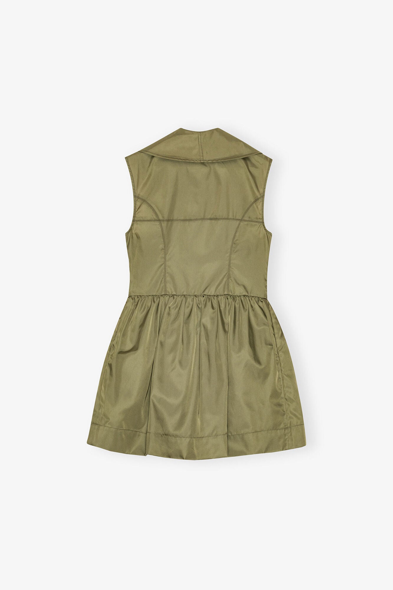 Dress in Green Nylon - GANNI