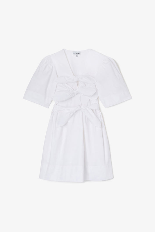 Cotton Mini Dress - GANNI