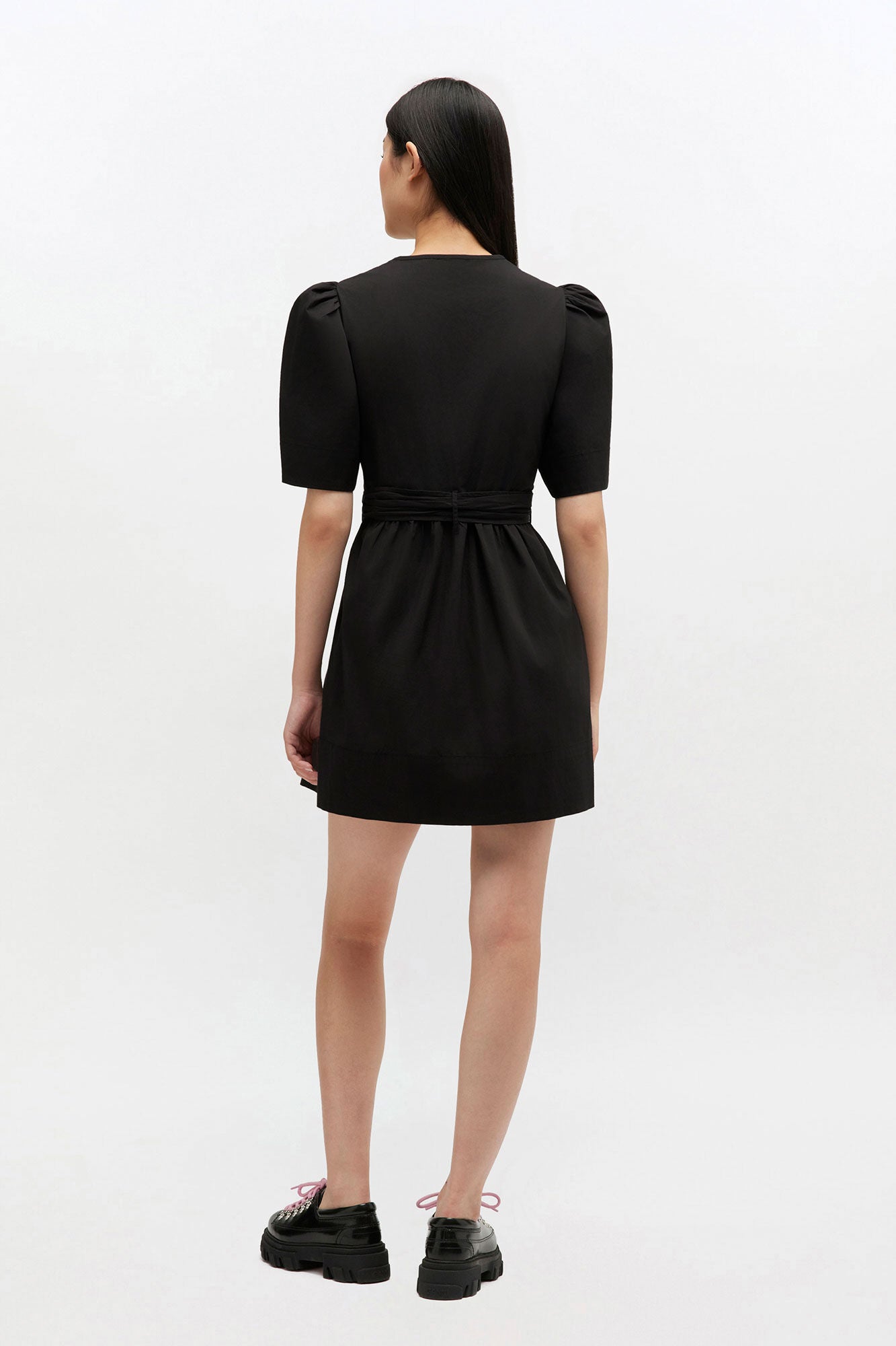 Cotton Mini Dress - GANNI