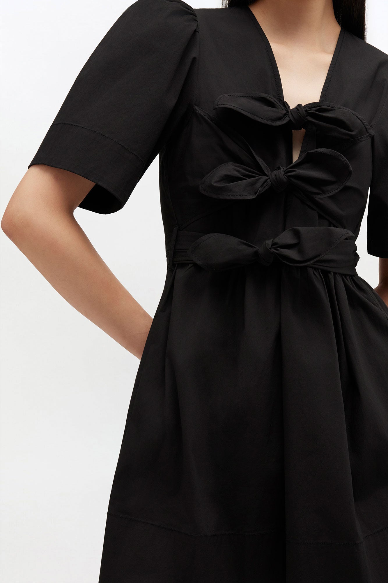 Cotton Mini Dress - GANNI