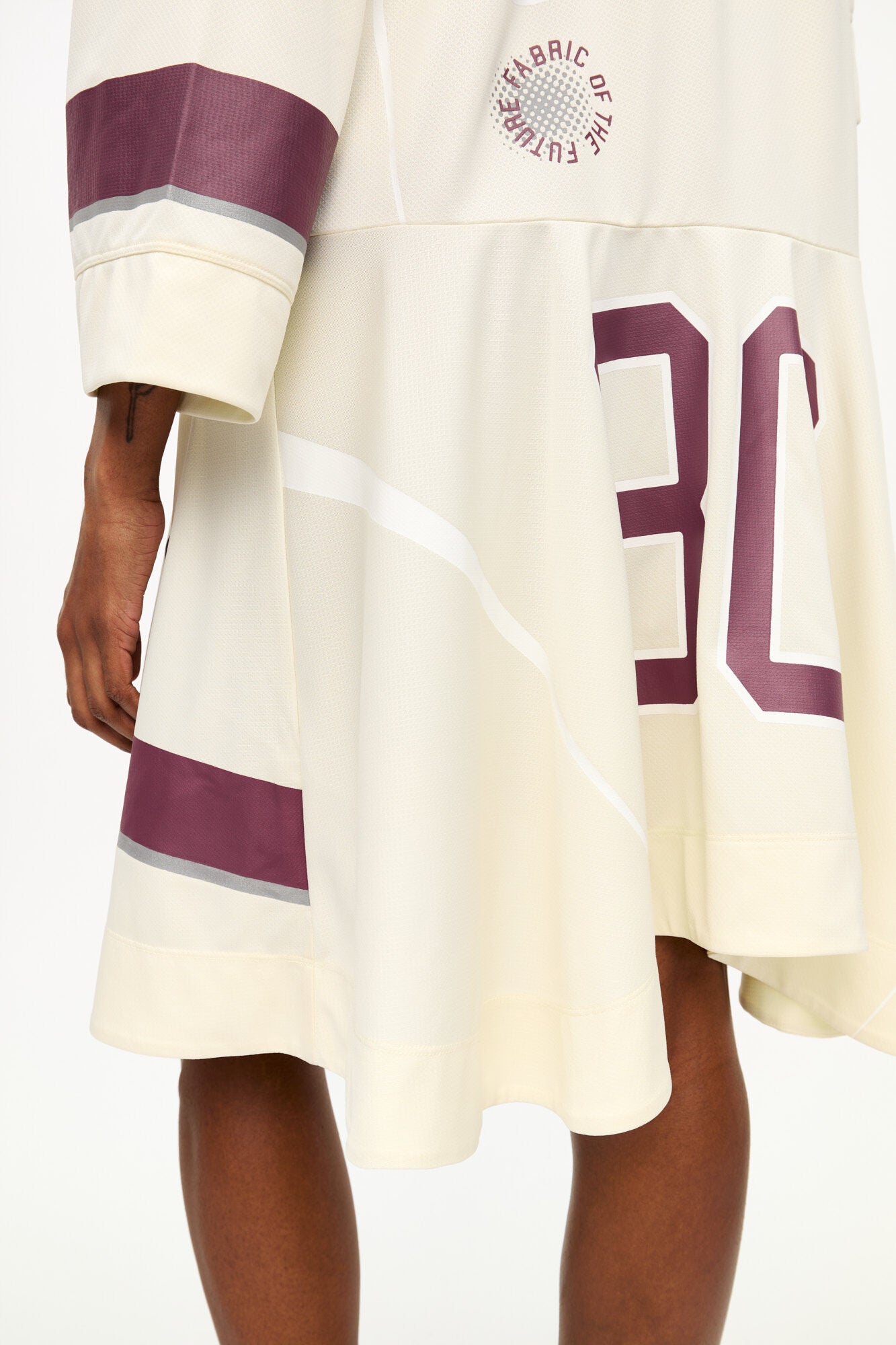 Ivory GANNI League Oversized Mini Dress - GANNI