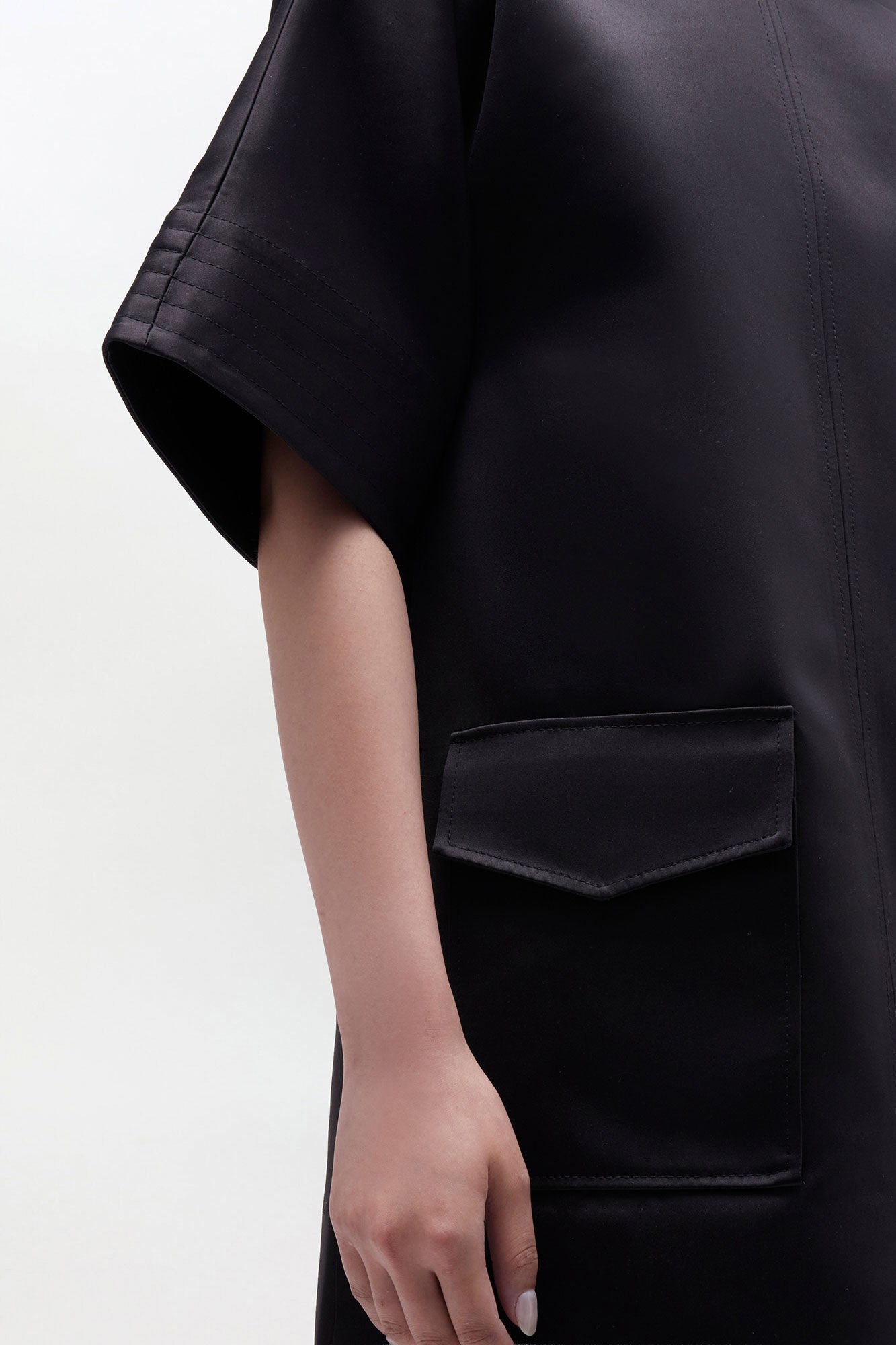 Black Kimono Dress - GANNI