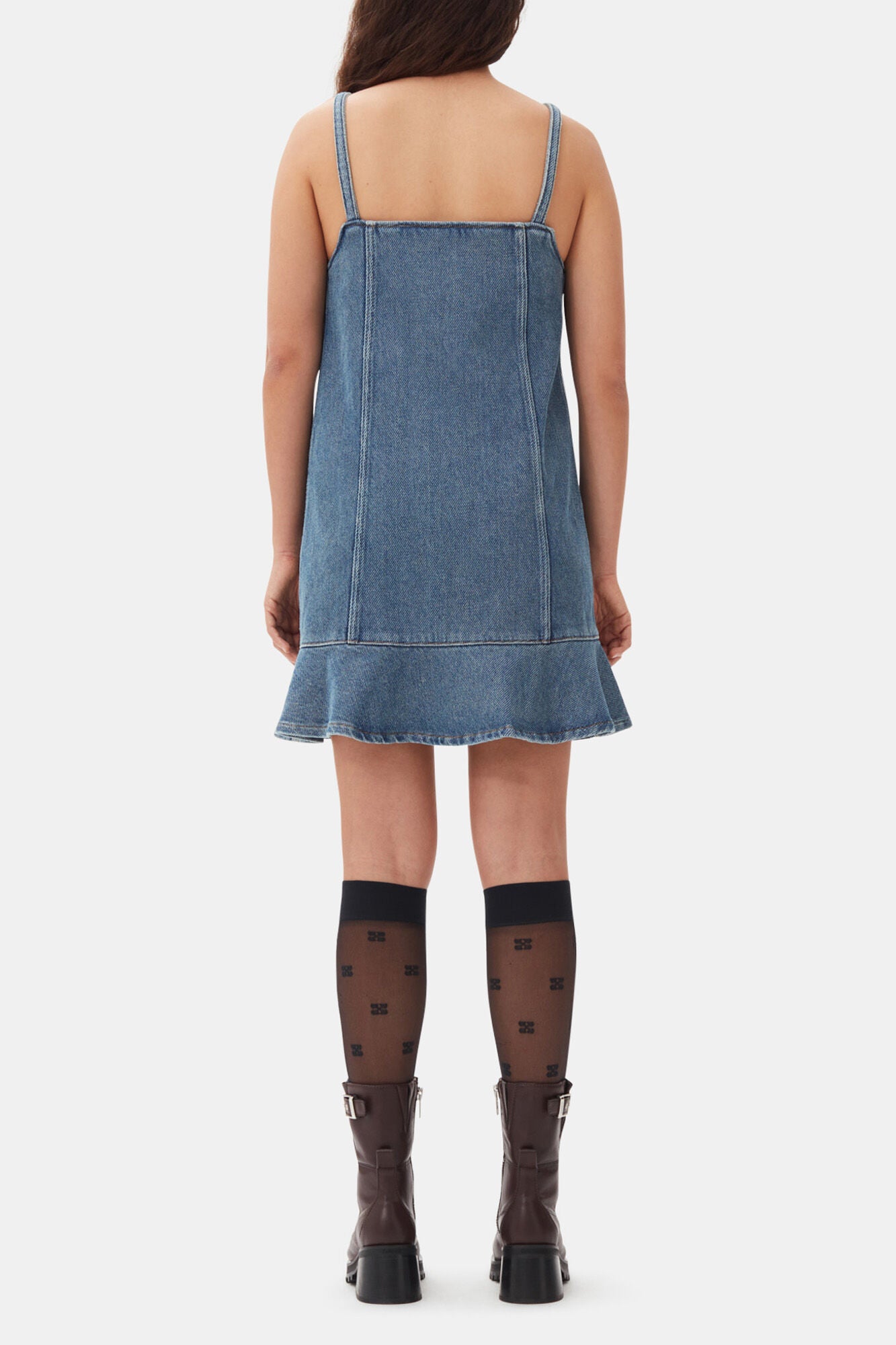 Blue Denim Mini Dress - GANNI