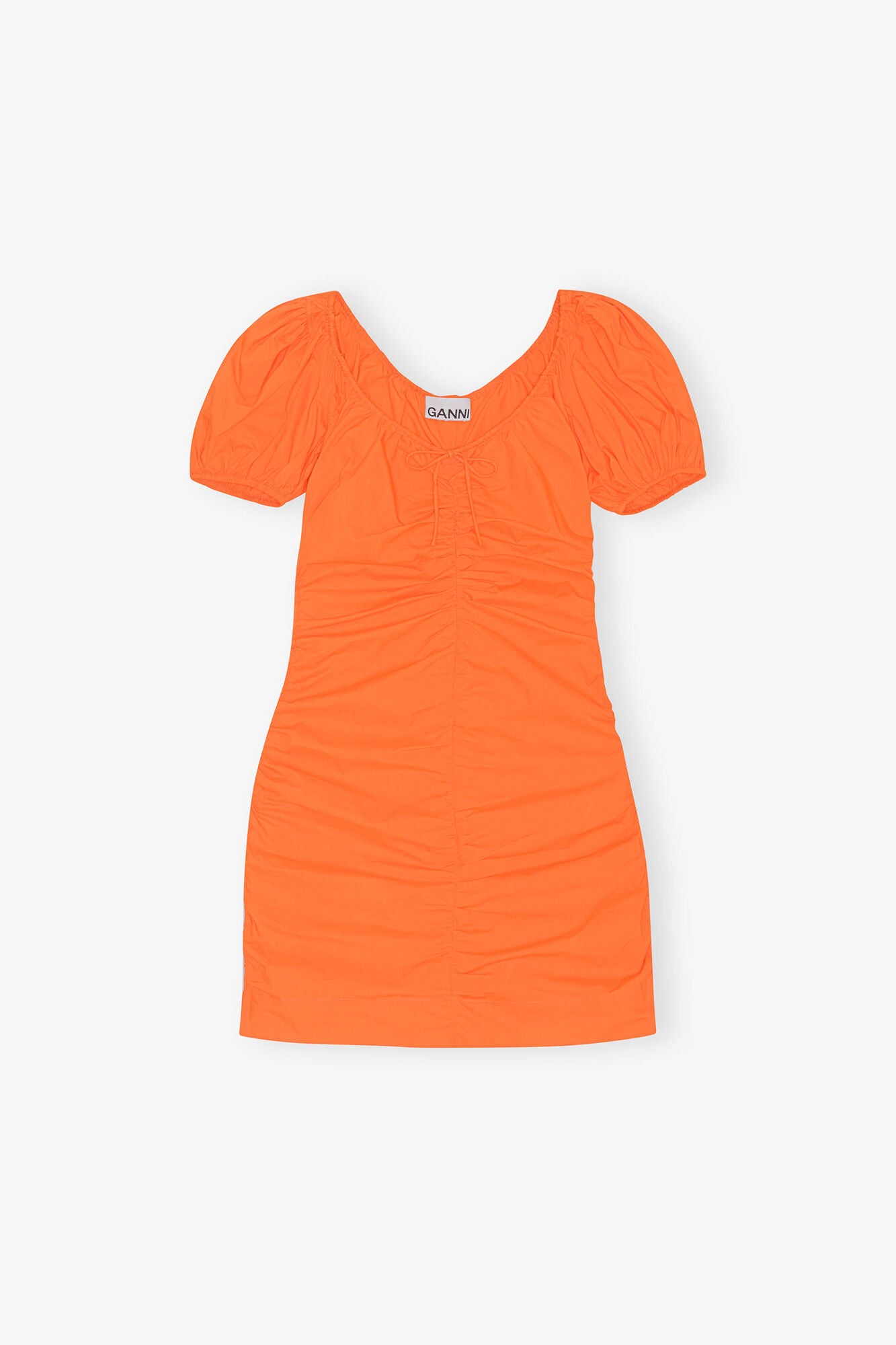 Cotton Poplin Mini Dress - GANNI