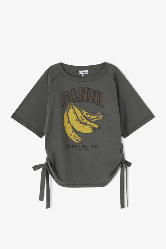 Grey Banana T-shirt - GANNI