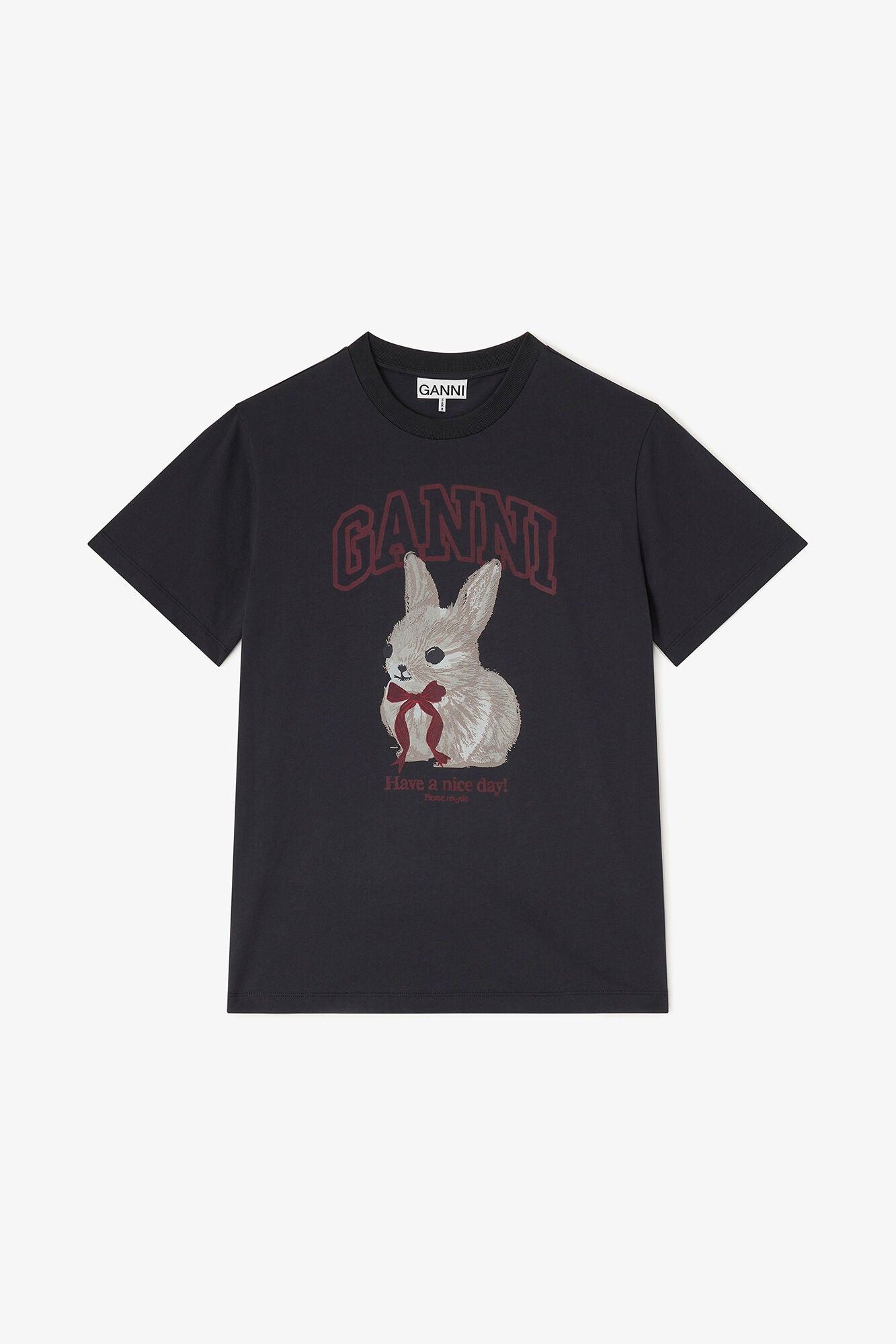 Grey Bunny T-shirt - GANNI