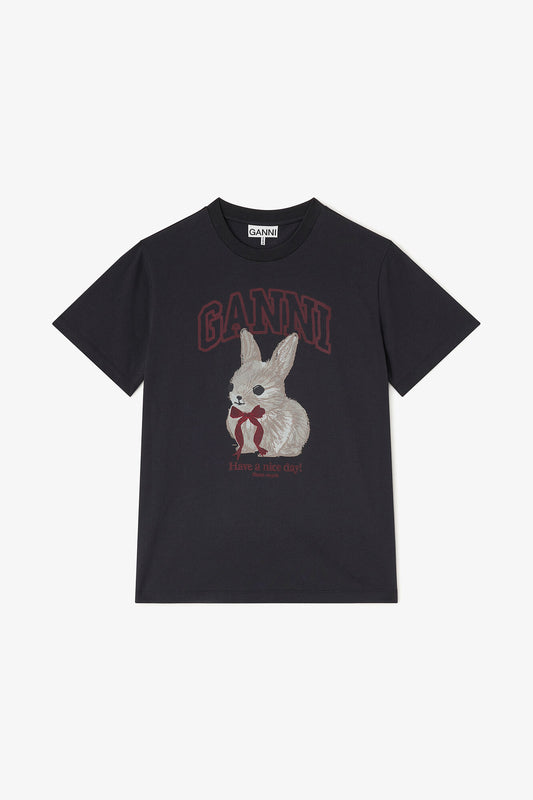 Grey Bunny T-shirt - GANNI