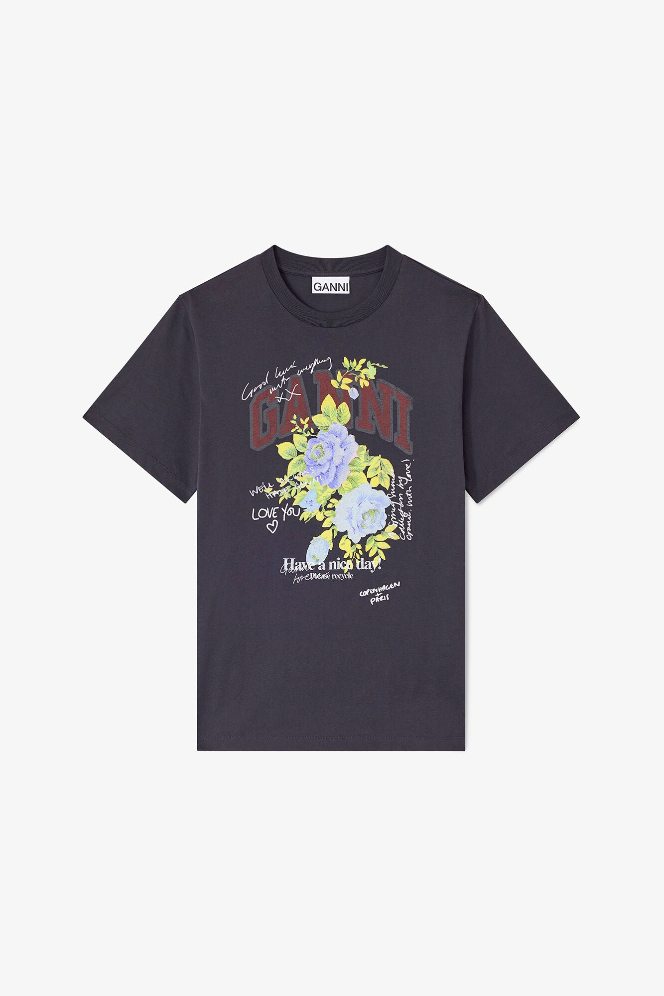Black Rose T-shirt - GANNI