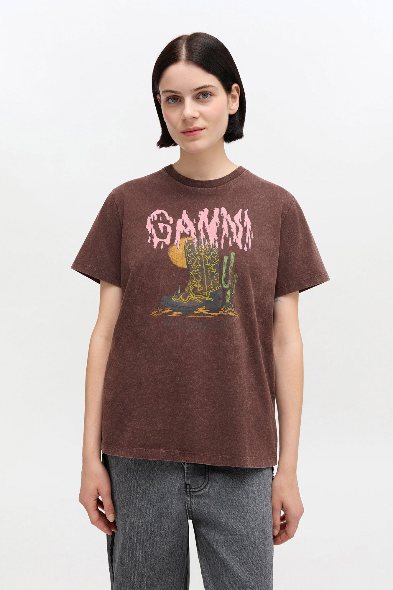 Vintage Wash T-shirt - GANNI