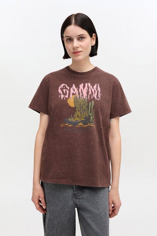 Vintage Wash T-shirt - GANNI