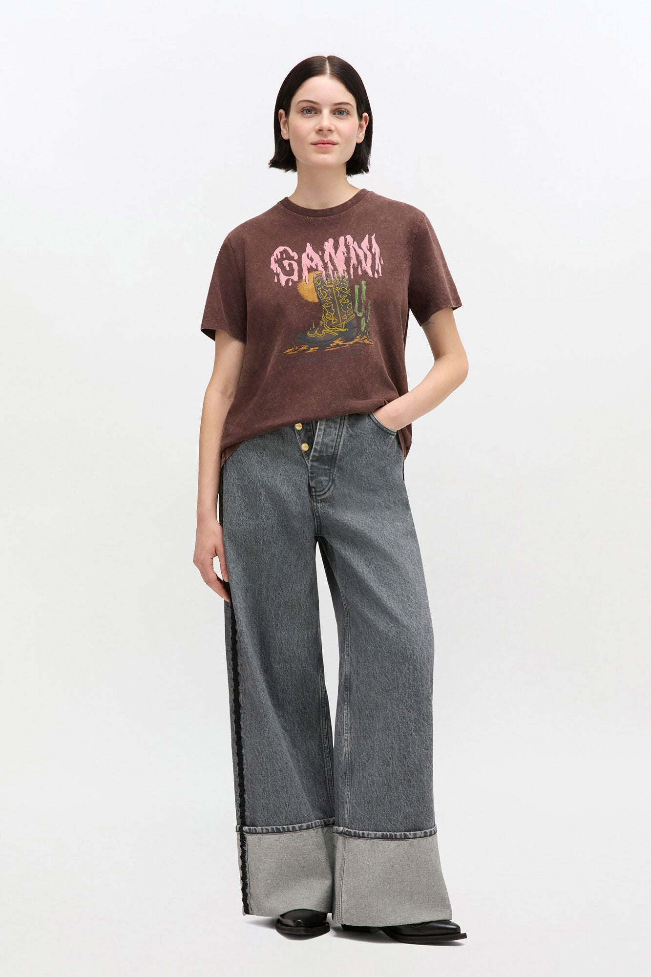 Vintage Wash T-shirt - GANNI