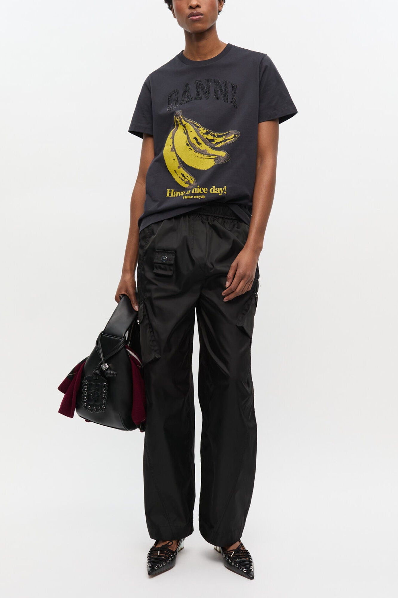 Black Banana Graphic T-shirt - GANNI