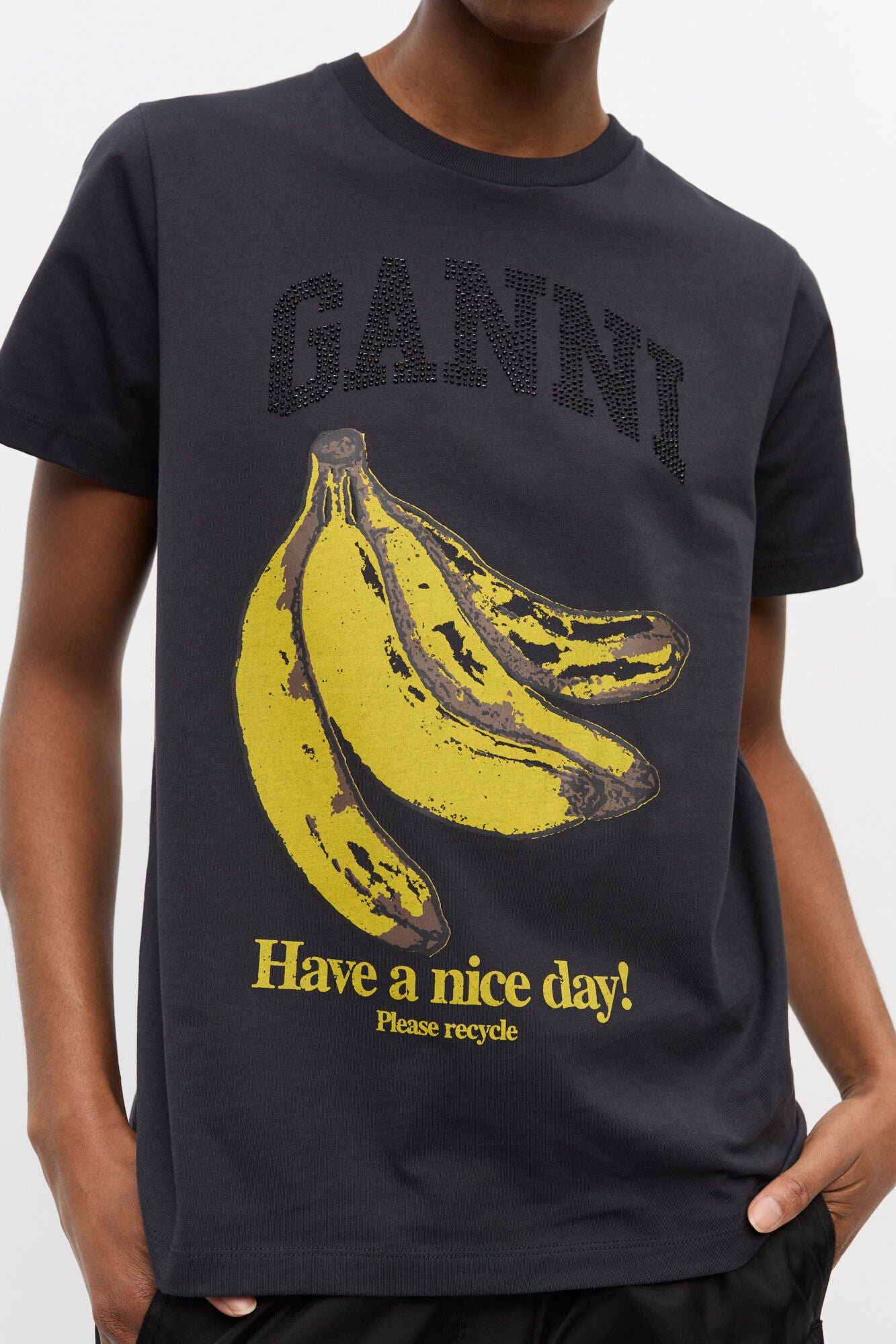 Black Banana Graphic T-shirt - GANNI