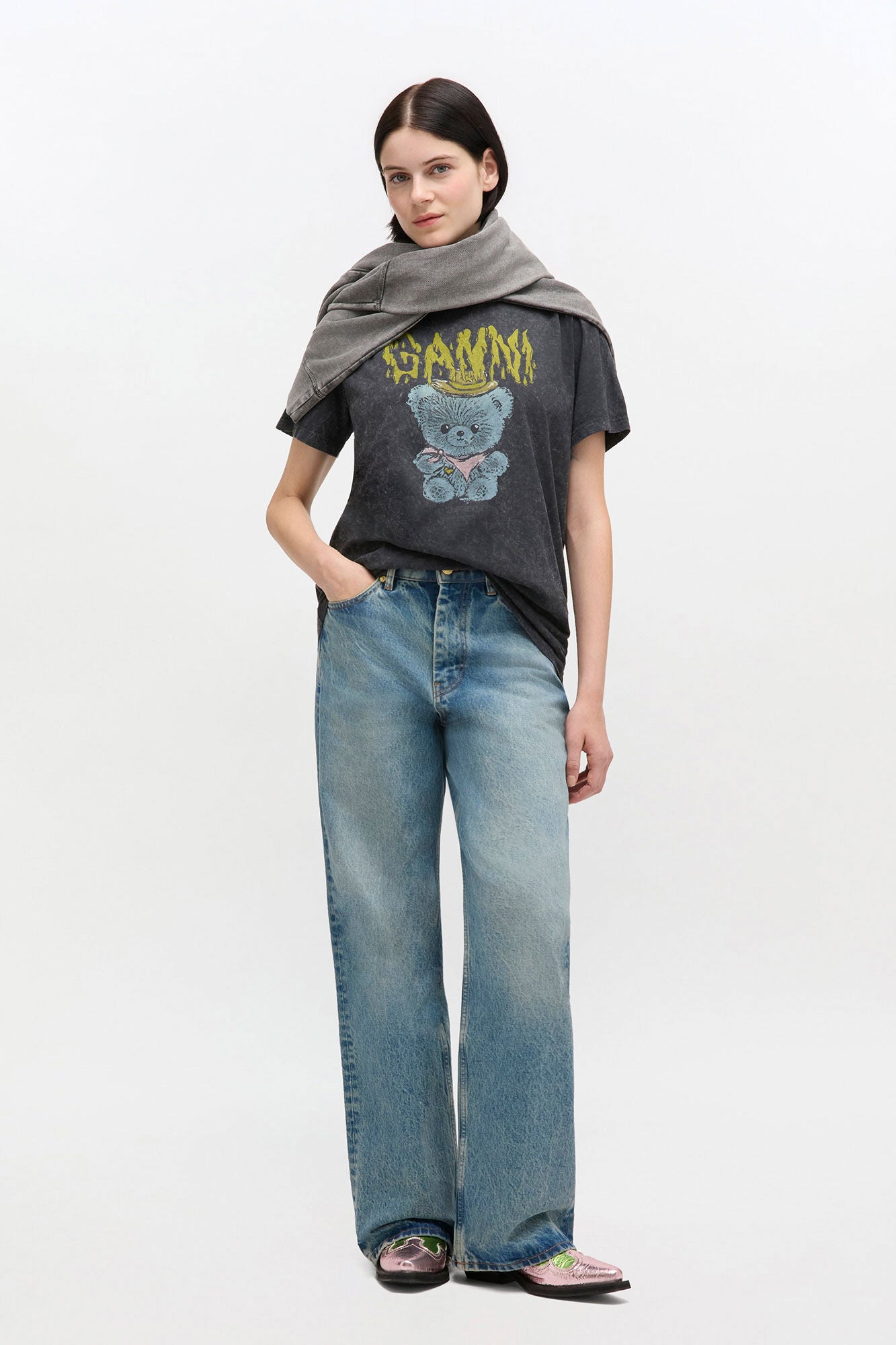 Vintage Wash T-shirt - GANNI
