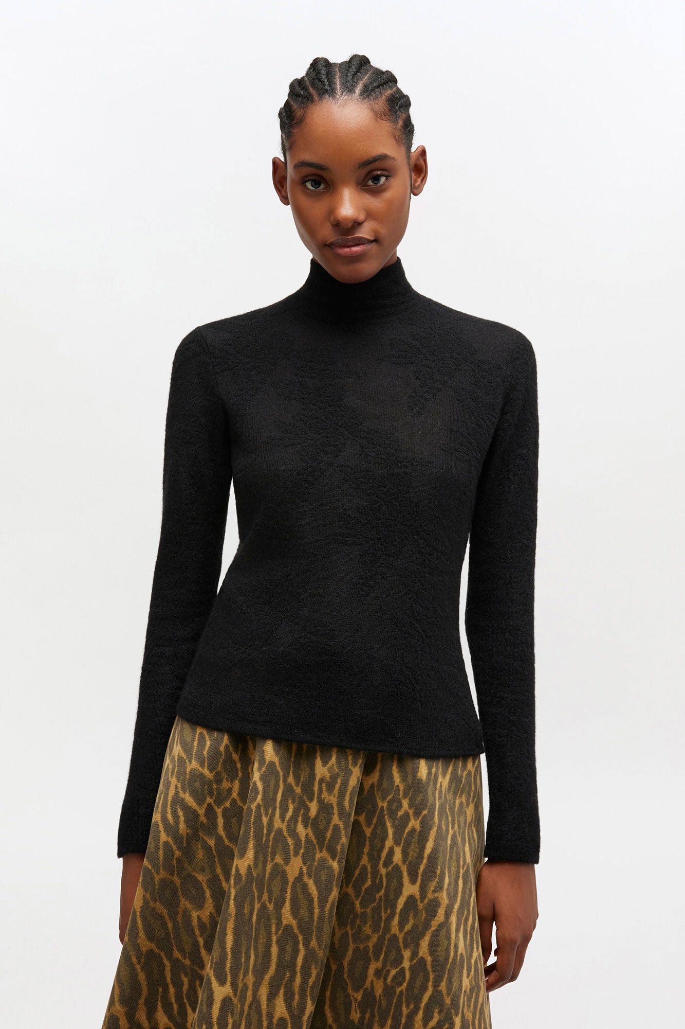 Sheer Turtleneck - GANNI