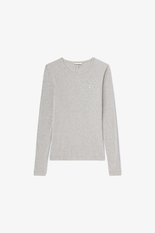Rib Long-sleeve Top - GANNI