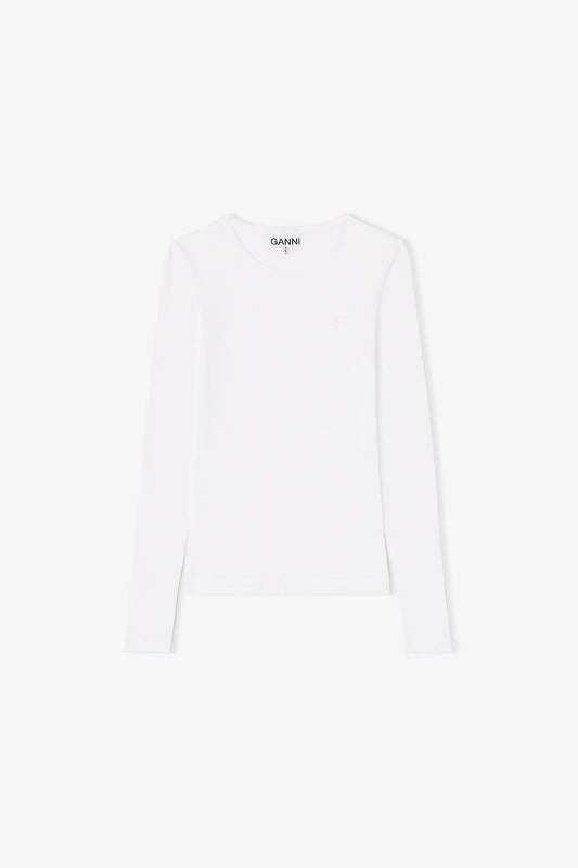 Rib Long-sleeve Top - GANNI