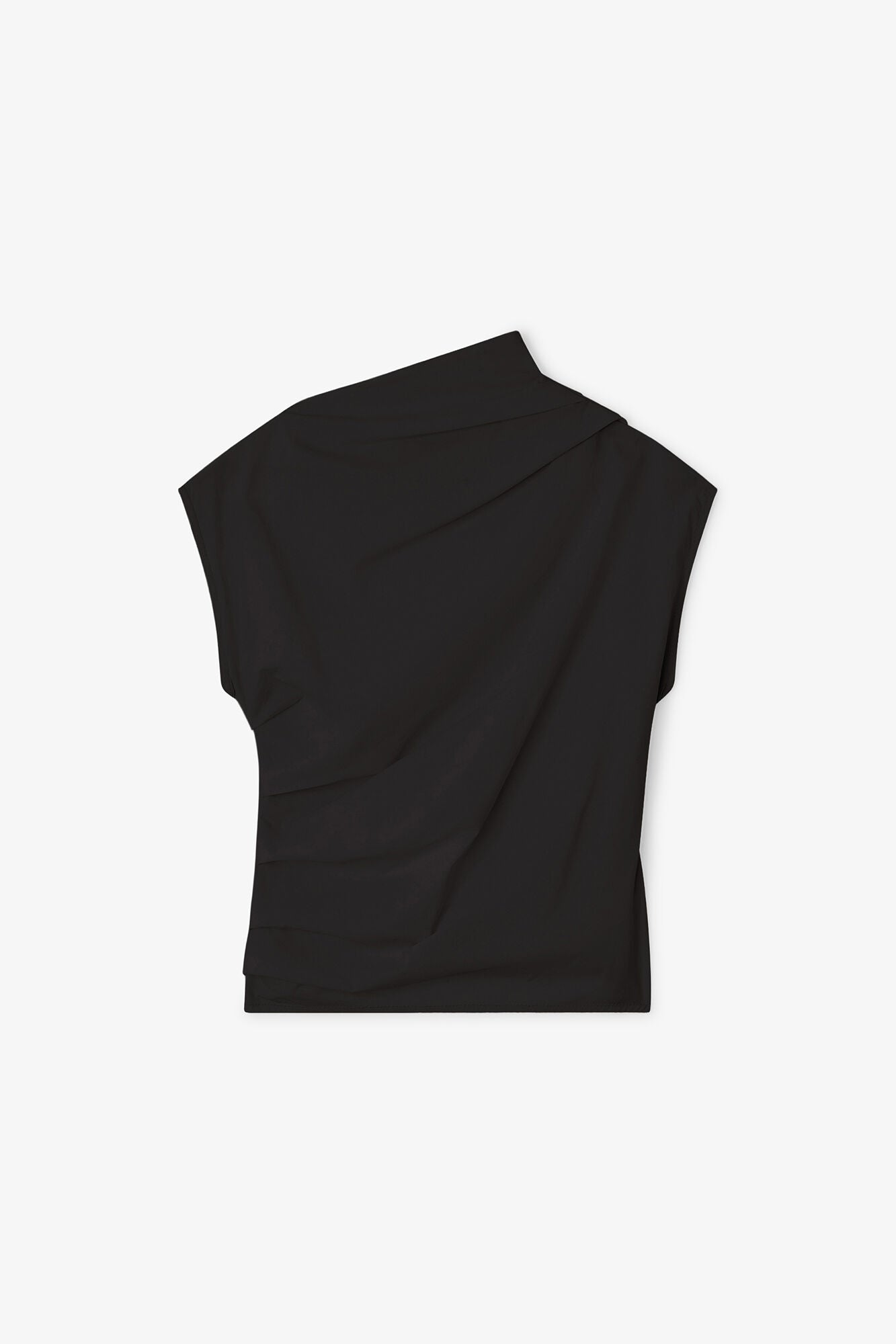 Black Ruched Top - GANNI