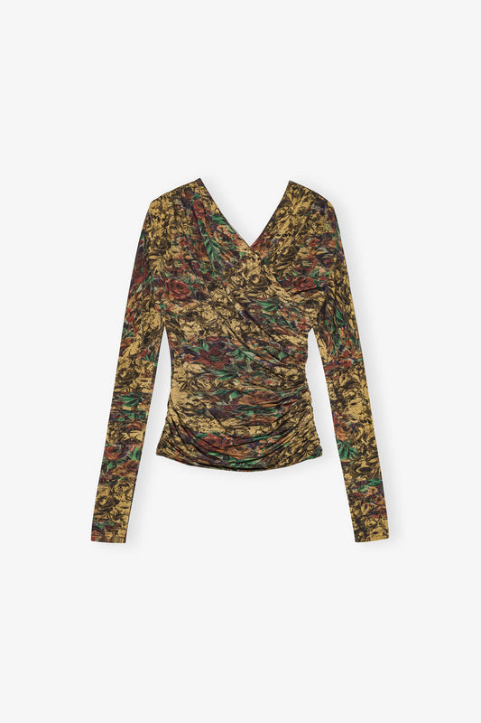 Top in Printed Jersey - GANNI