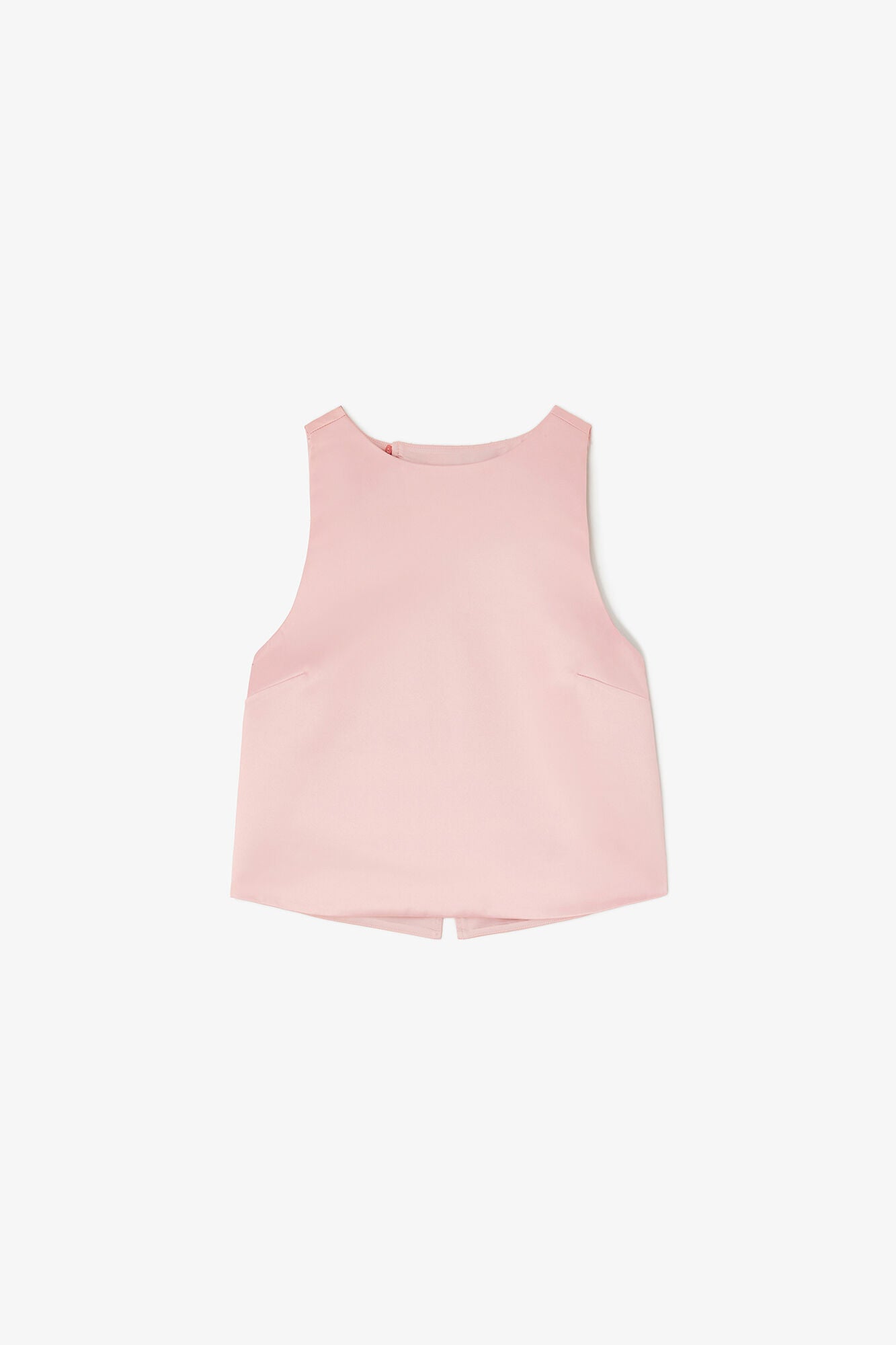 Top in Pink Satin - GANNI
