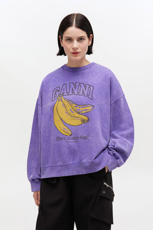 Vintage Wash Sweatshirt - GANNI