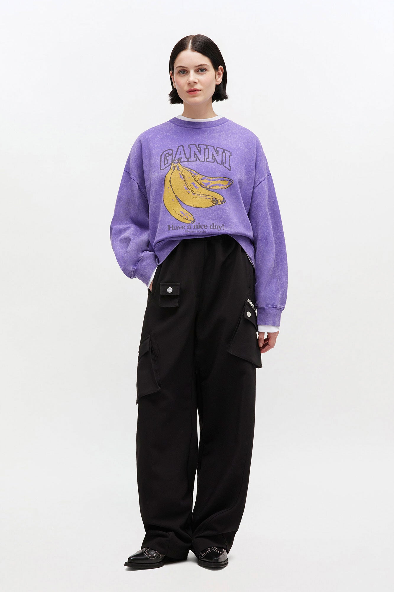 Vintage Wash Sweatshirt - GANNI