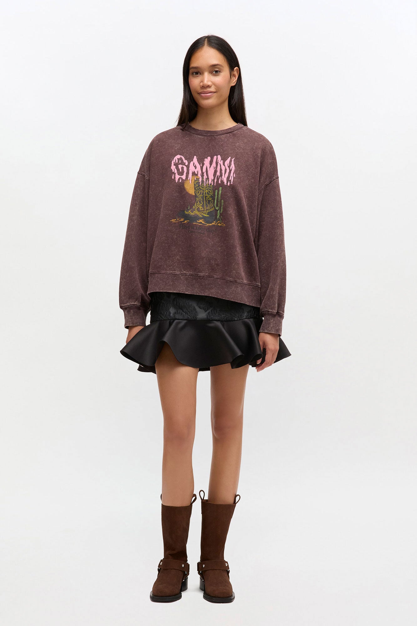 Vintage Wash Sweatshirt - GANNI