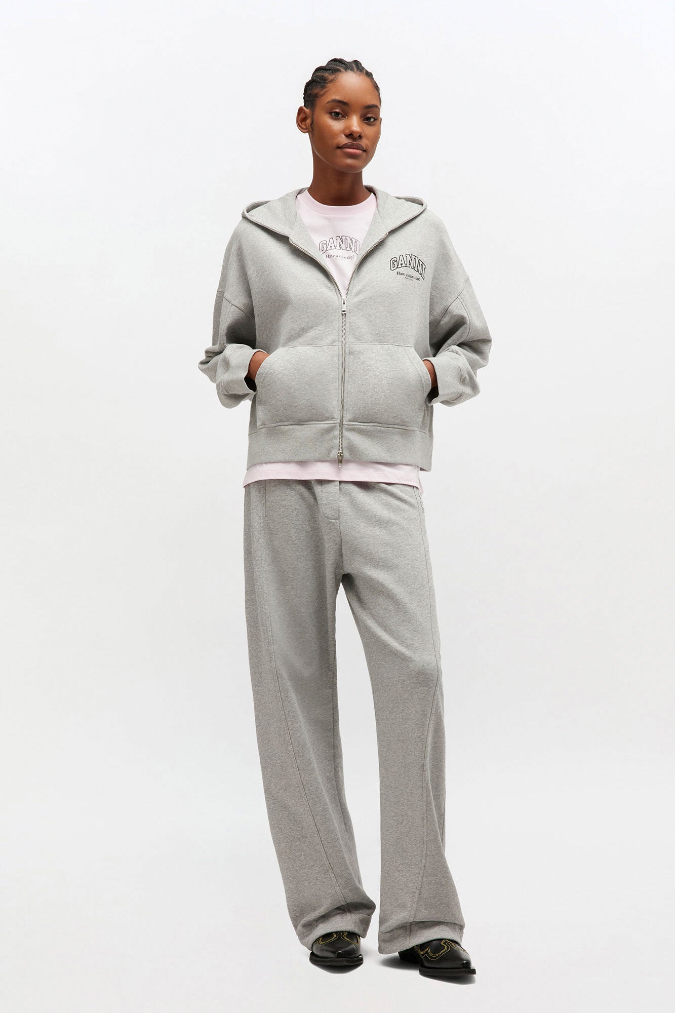 Zip Hoodie - GANNI
