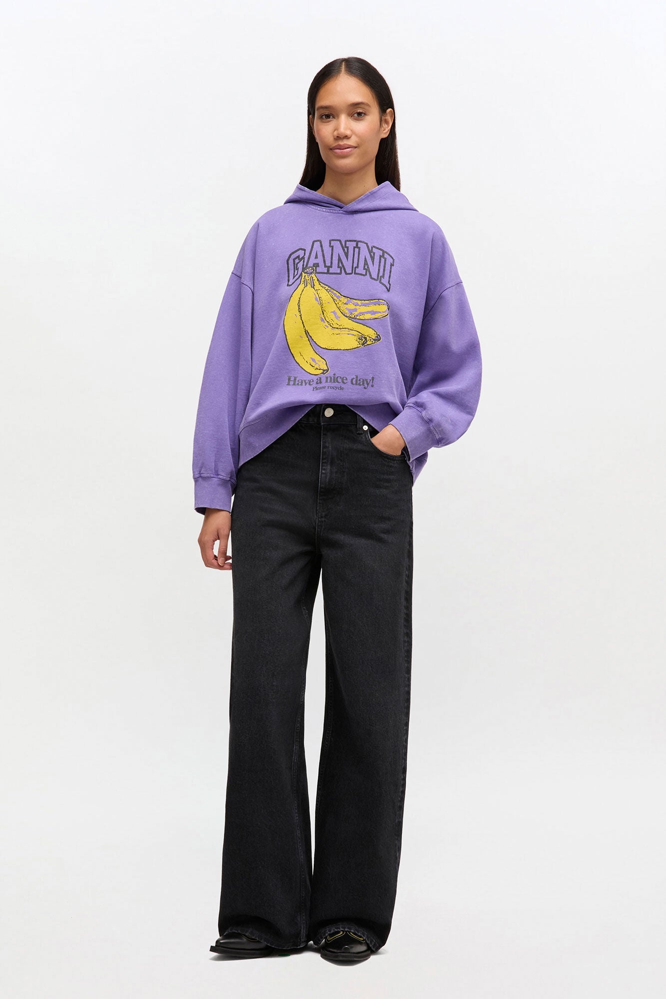 Vintage Wash Hoodie - GANNI