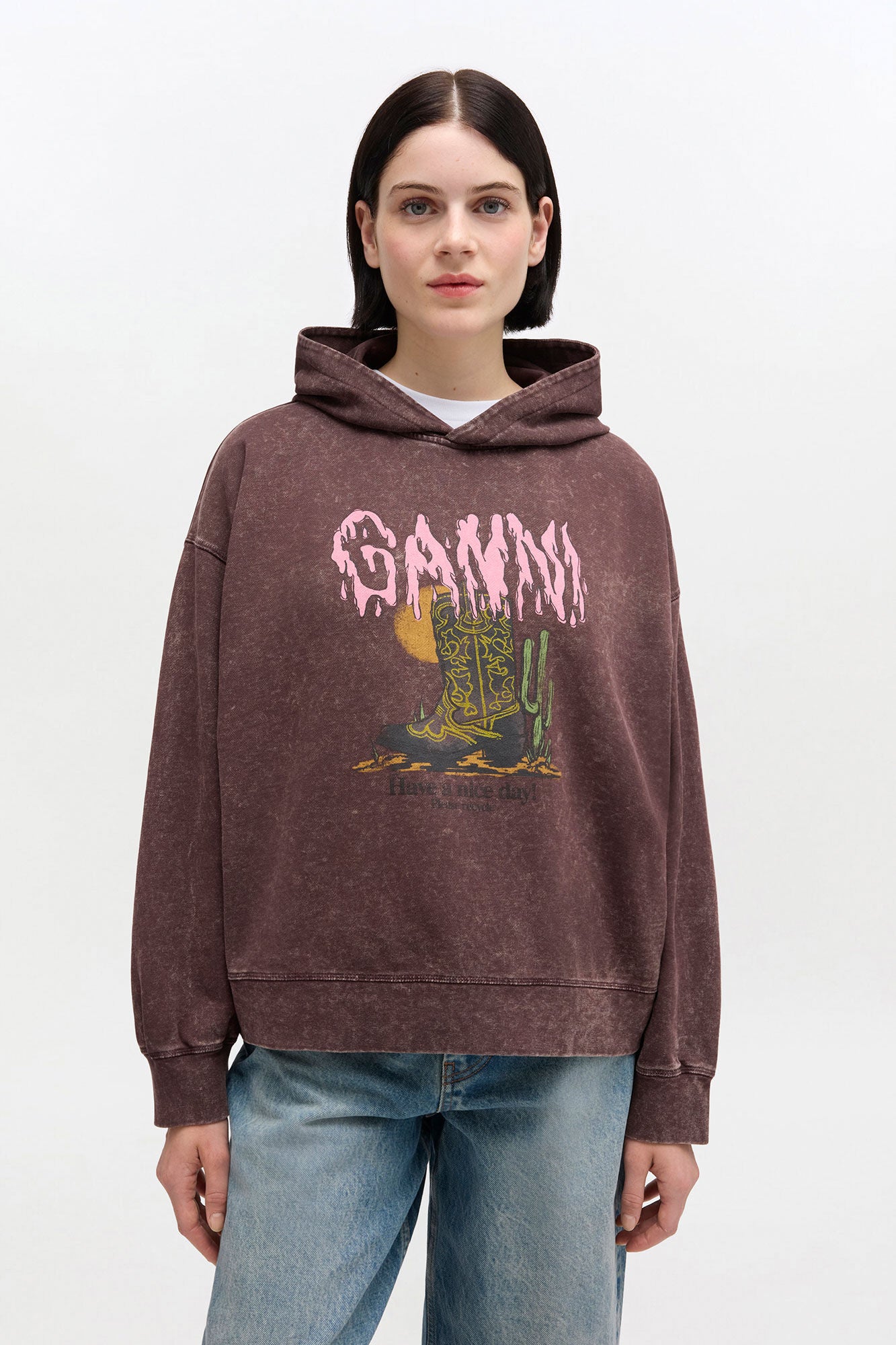 Vintage Wash Hoodie - GANNI