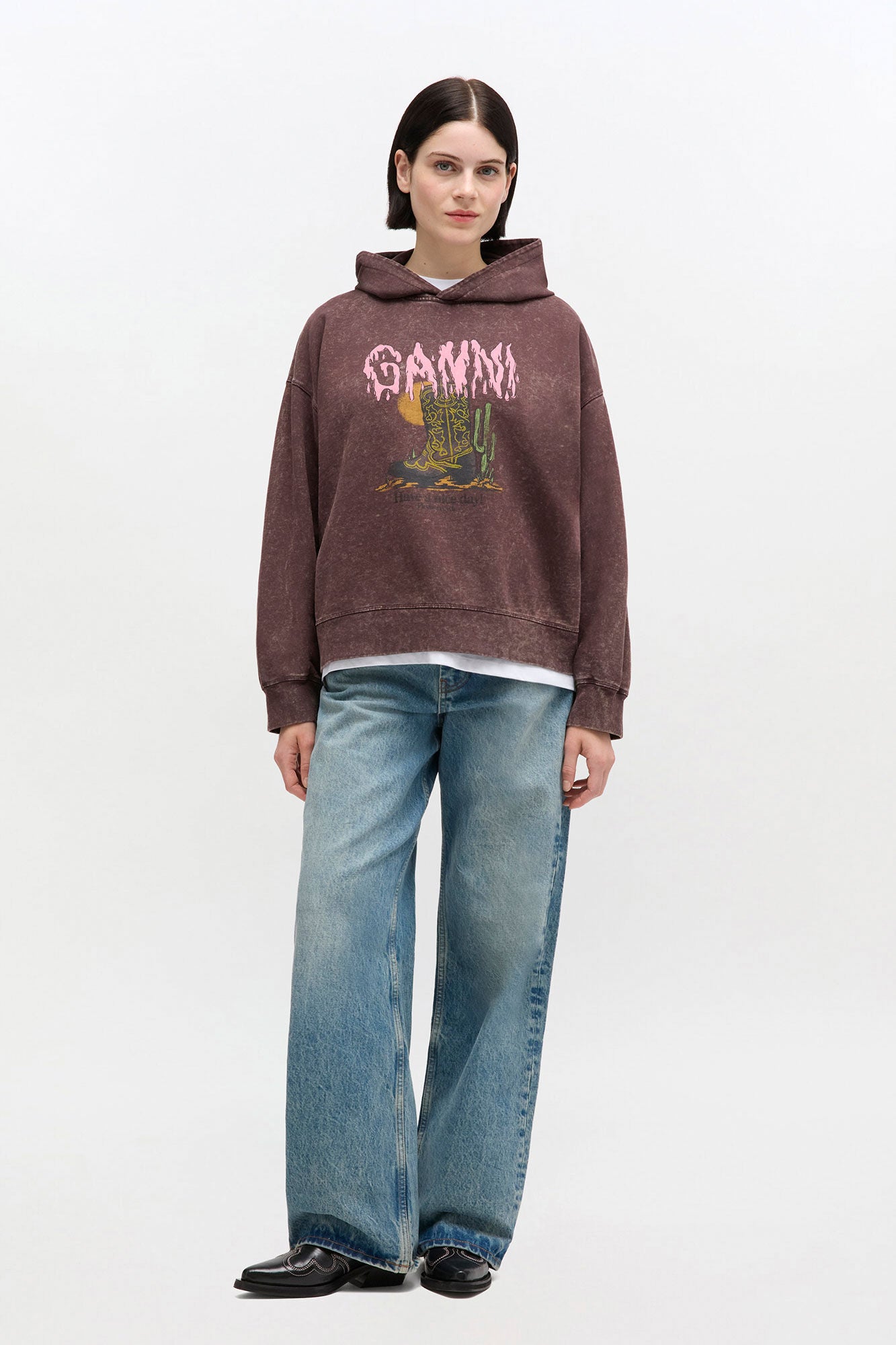 Vintage Wash Hoodie - GANNI