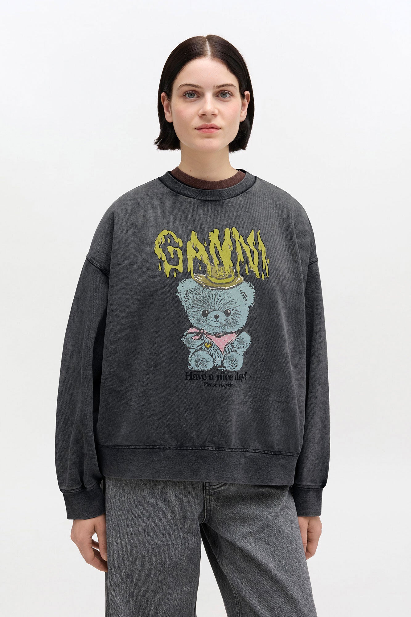Vintage Wash Sweatshirt - GANNI