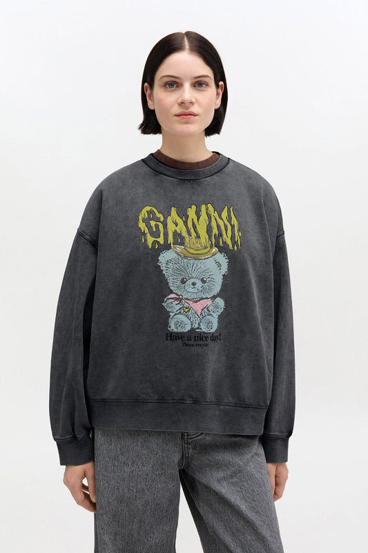 Vintage Wash Sweatshirt - GANNI