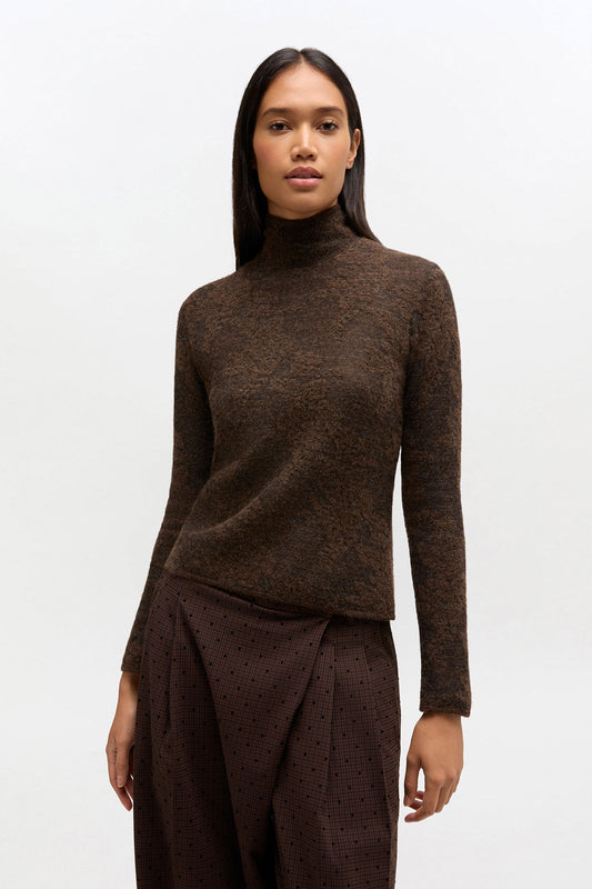 Sheer Turtleneck - GANNI