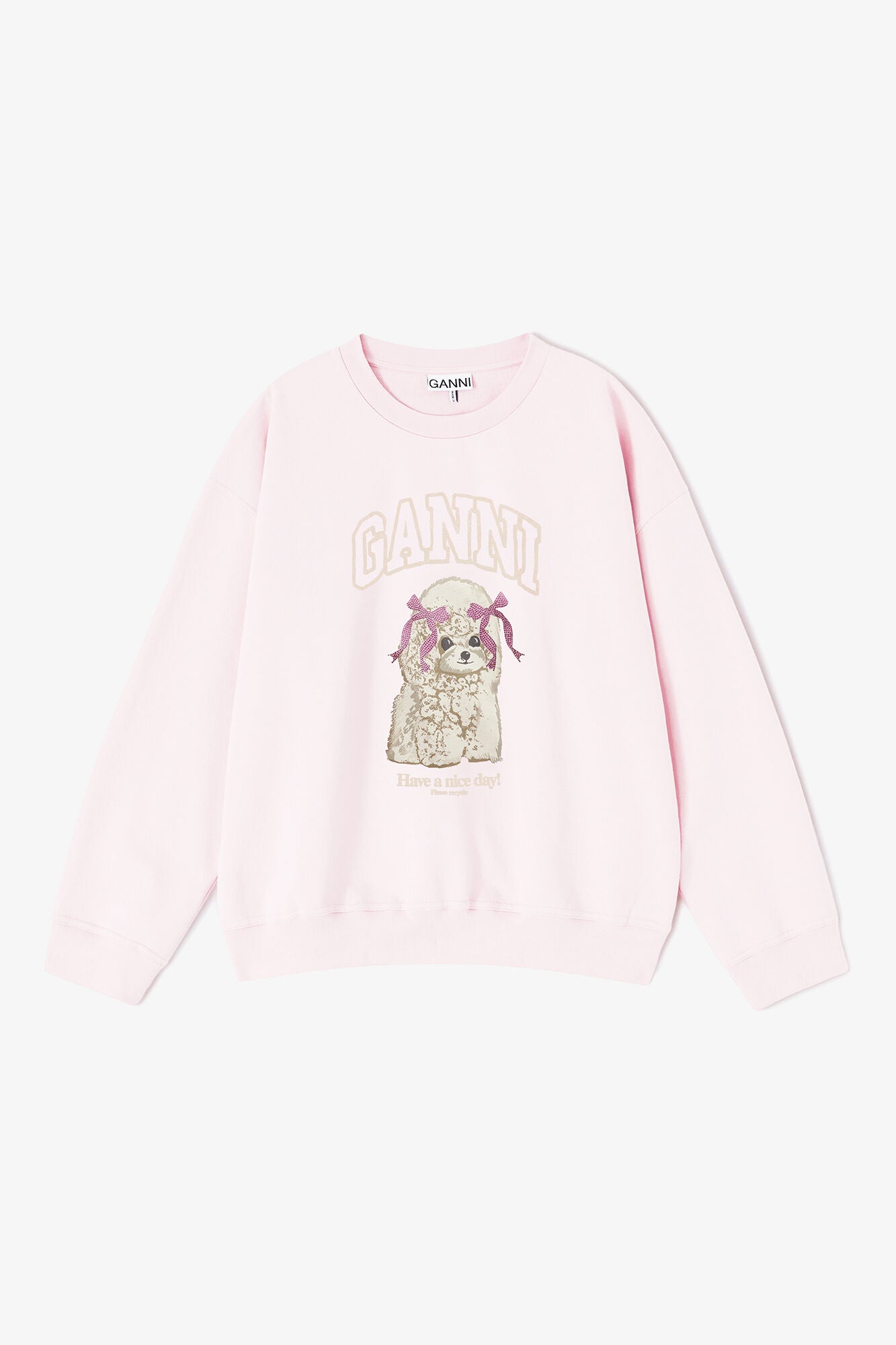 Pink Poodle Sweatshirt - GANNI