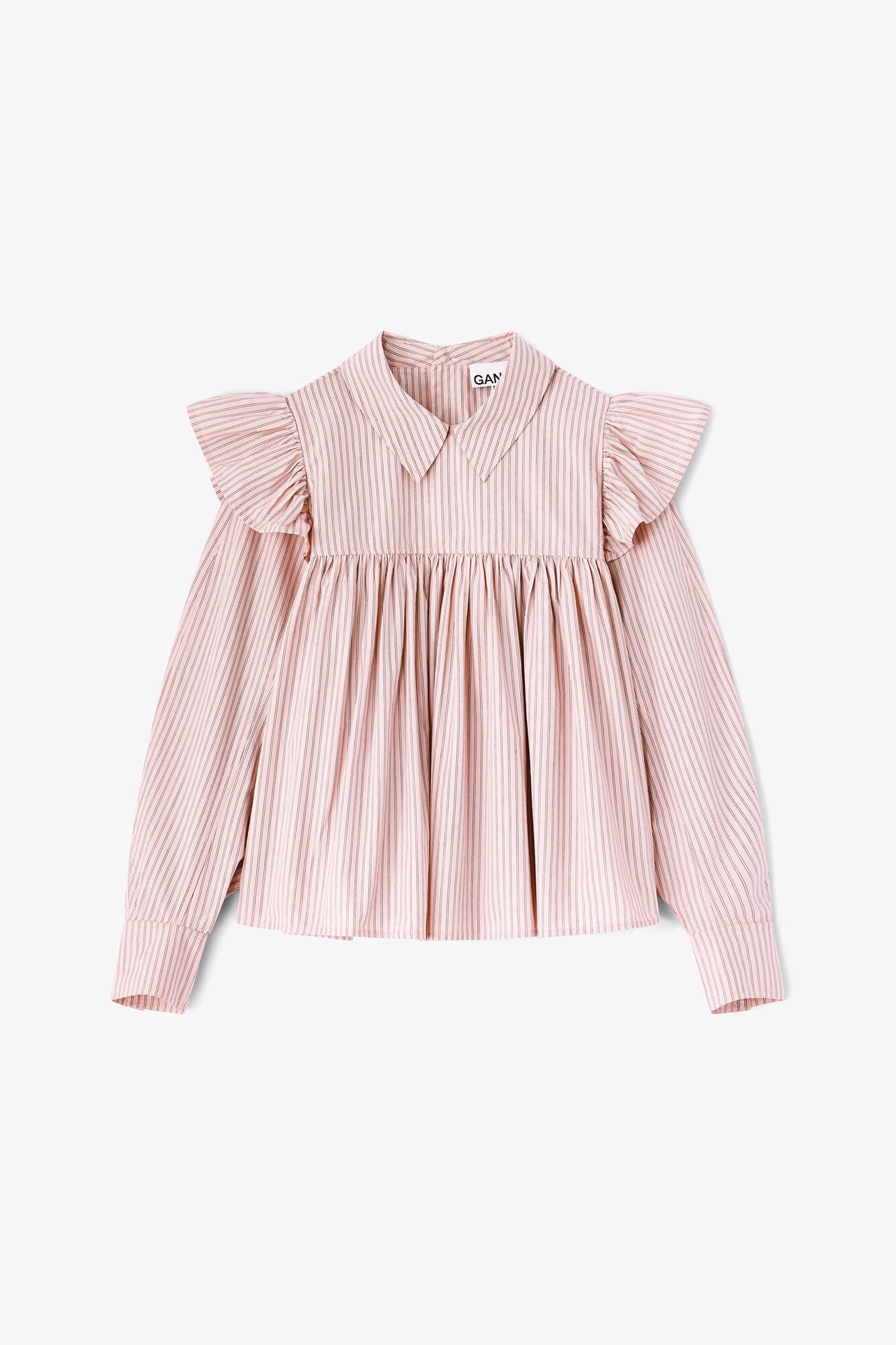 Pink Frill Blouse - GANNI