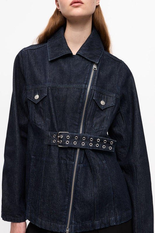 Blue Rinse Denim Jacket - GANNI