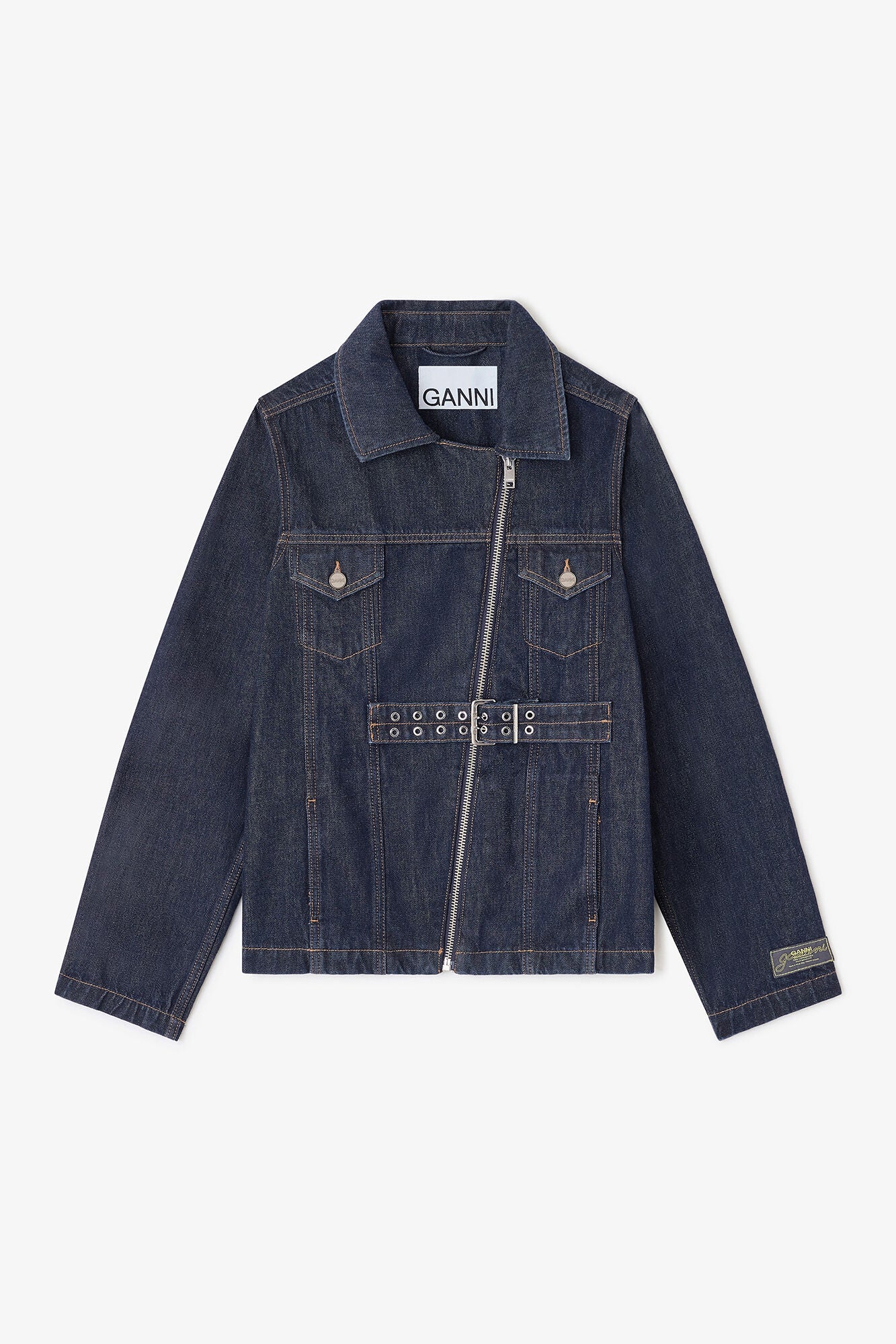 Blue Rinse Denim Jacket - GANNI