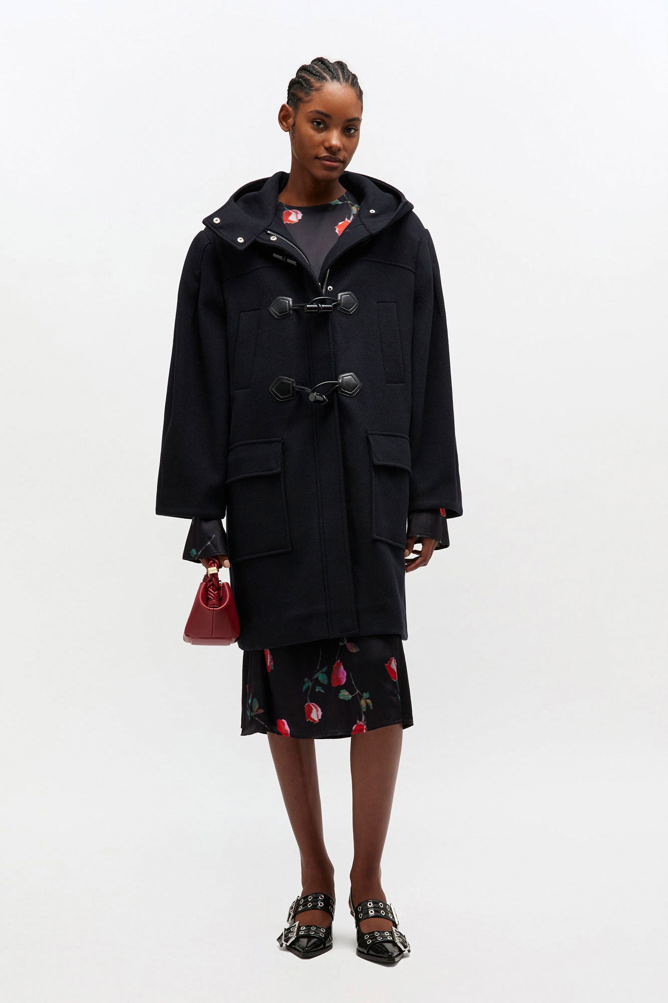 Wool Duffle Coat - GANNI