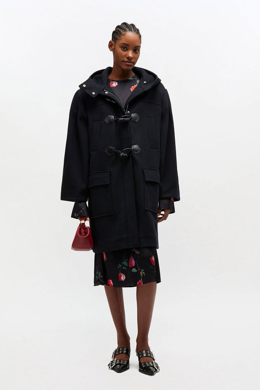 Wool Duffle Coat - GANNI