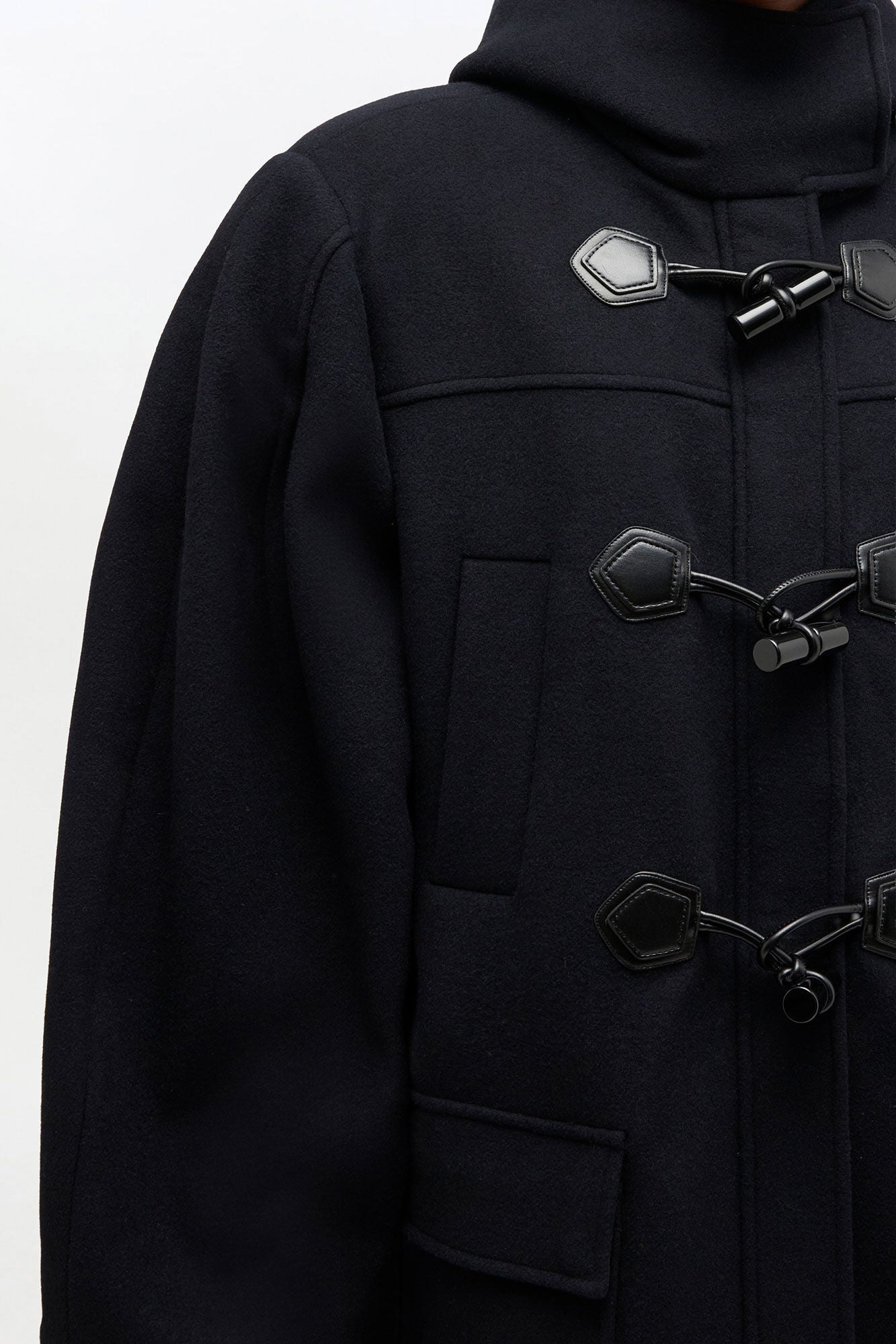 Wool Duffle Coat - GANNI