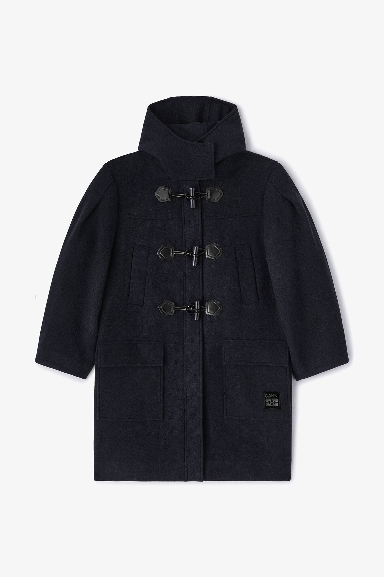 Wool Duffle Coat - GANNI