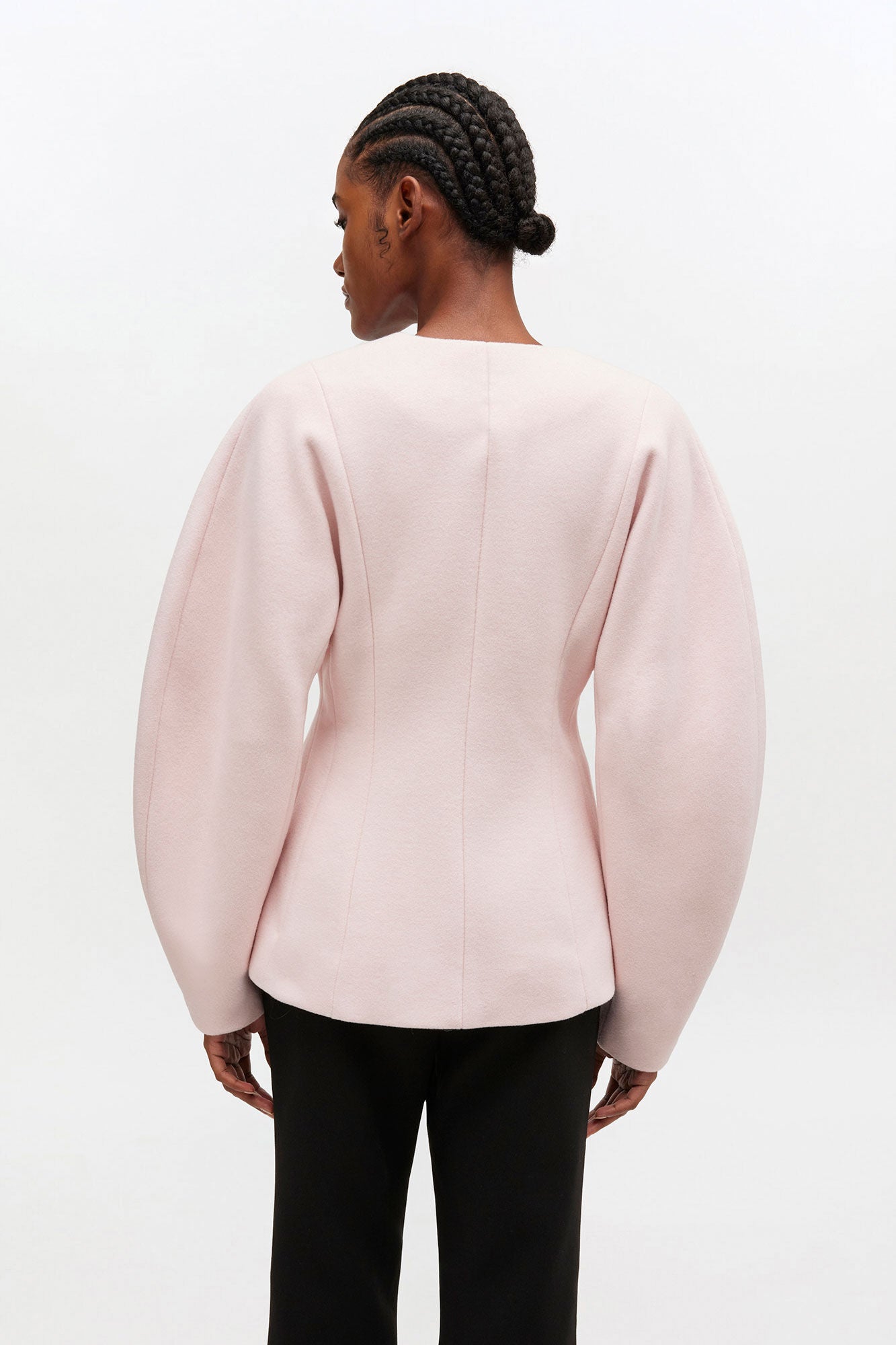 Pink Wool Blazer - GANNI