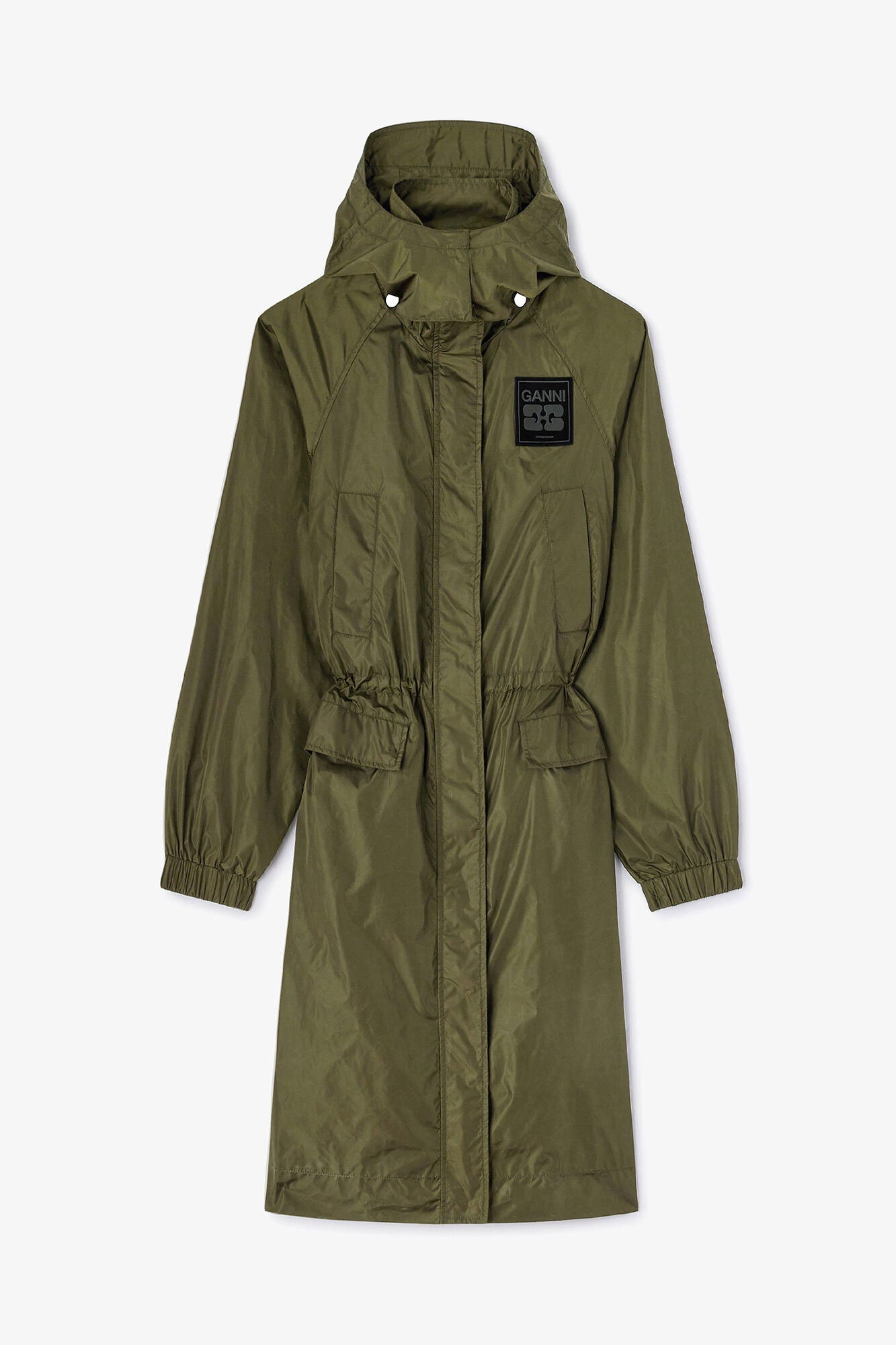 Nylon Parka Coat - GANNI