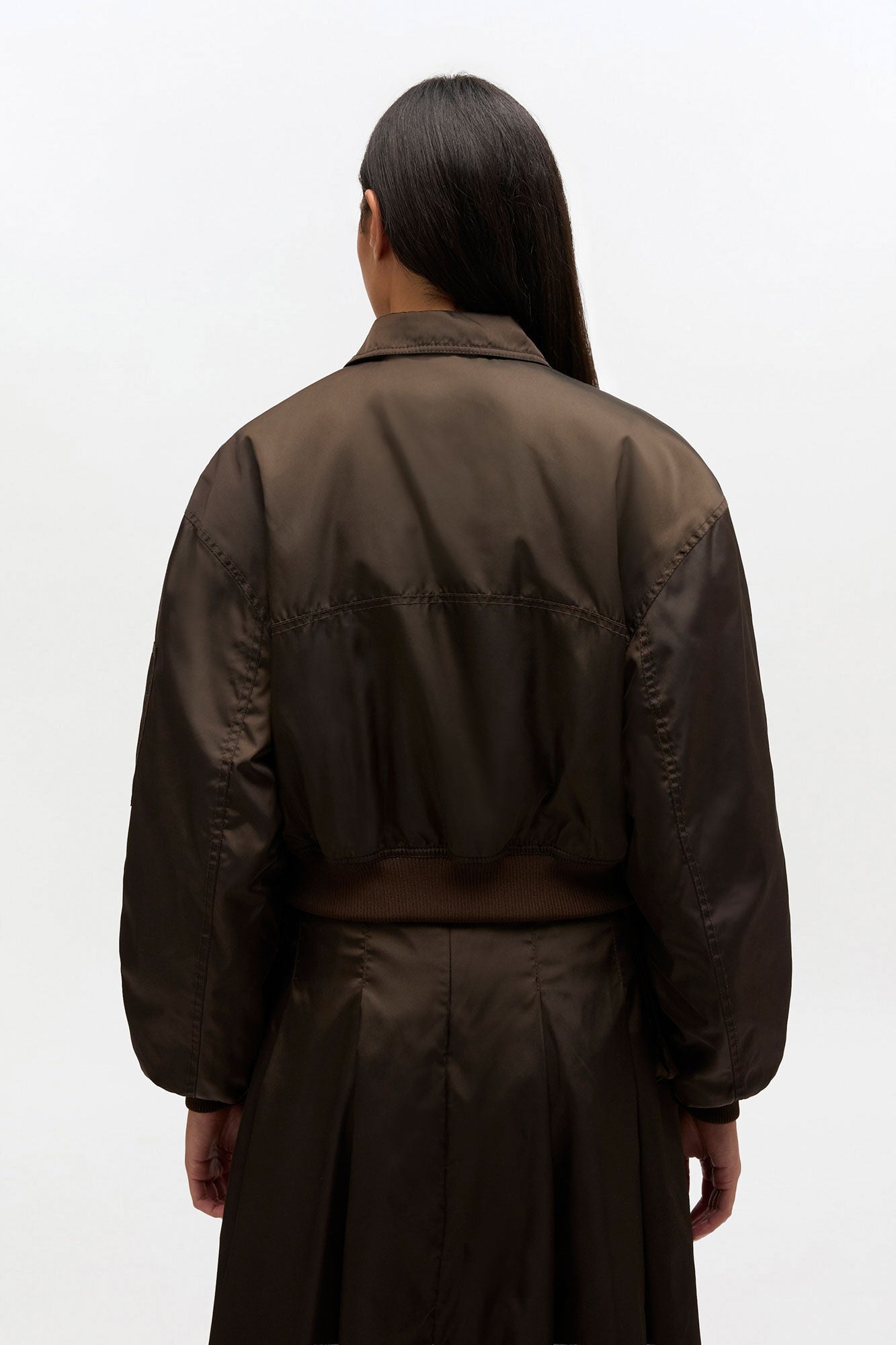 Duchesse Nylon Bomber Jacket - GANNI