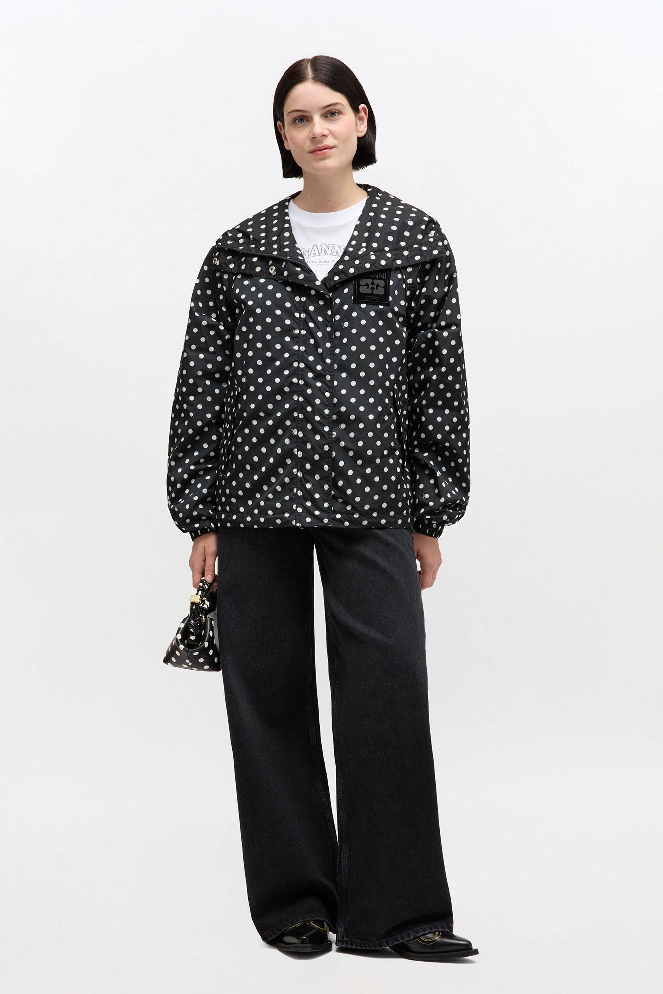 Printed Nylon Jacket - GANNI