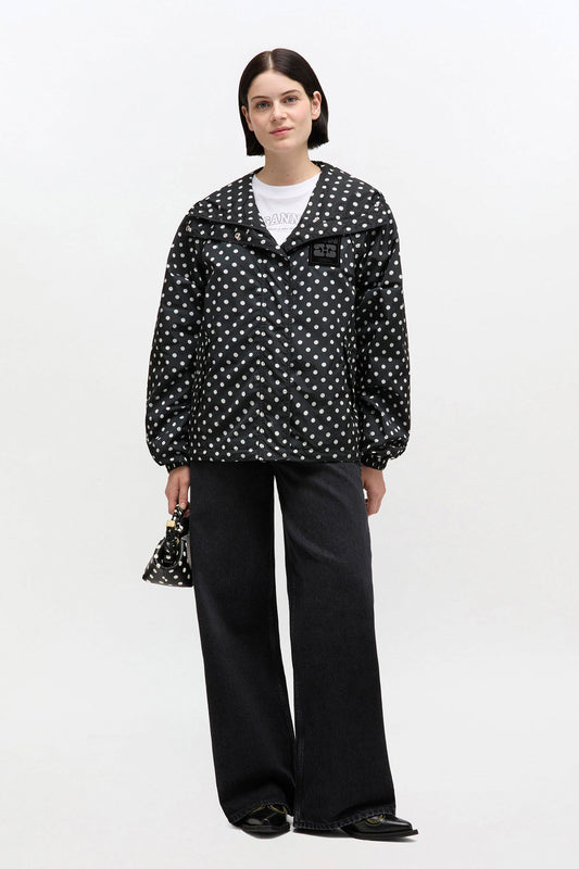 Printed Nylon Jacket - GANNI