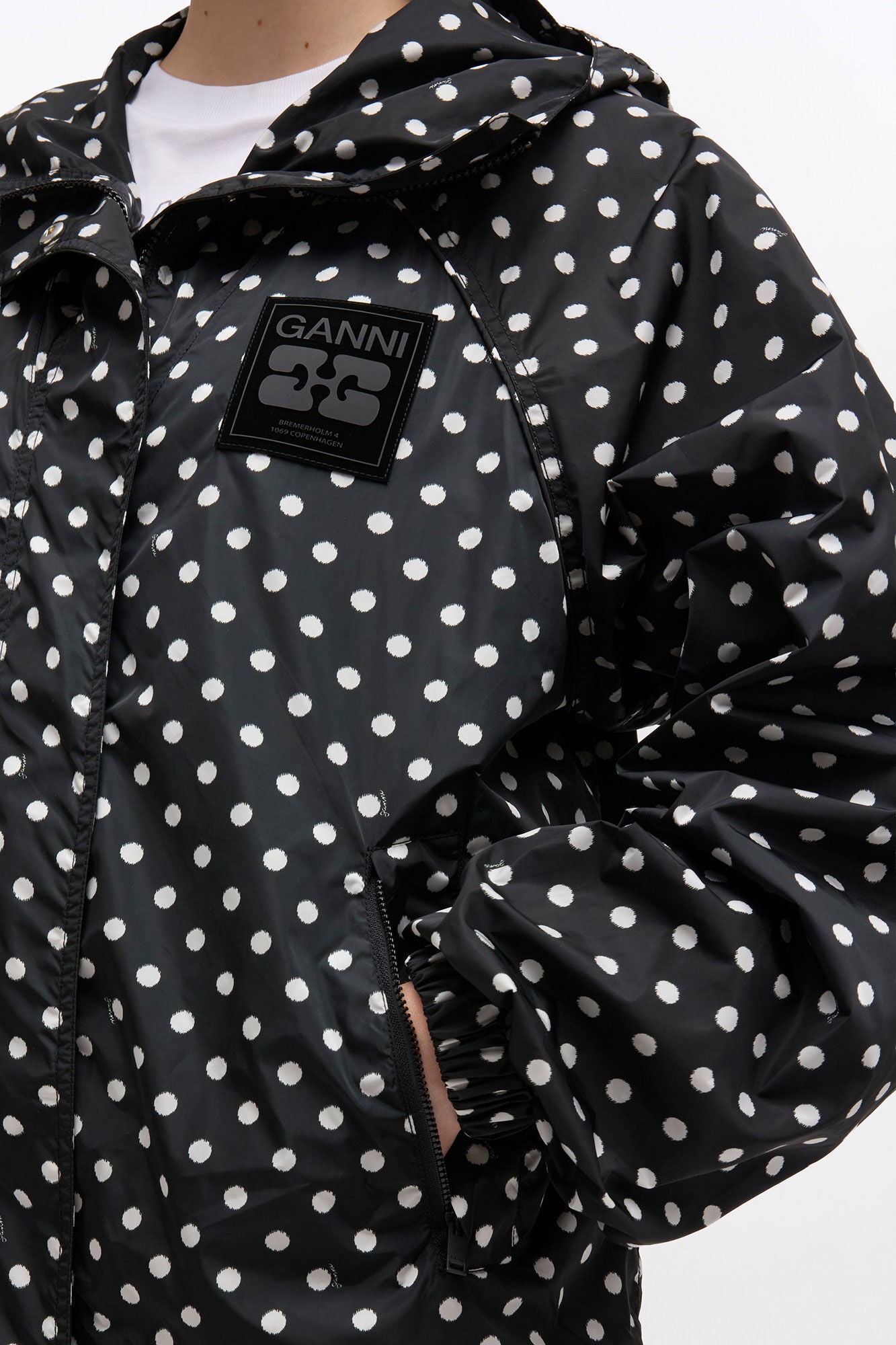 Printed Nylon Jacket - GANNI